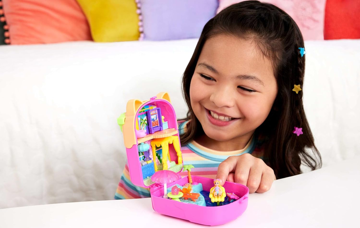 Polly Pocket Kitty Popsicle Resort Compact Playset