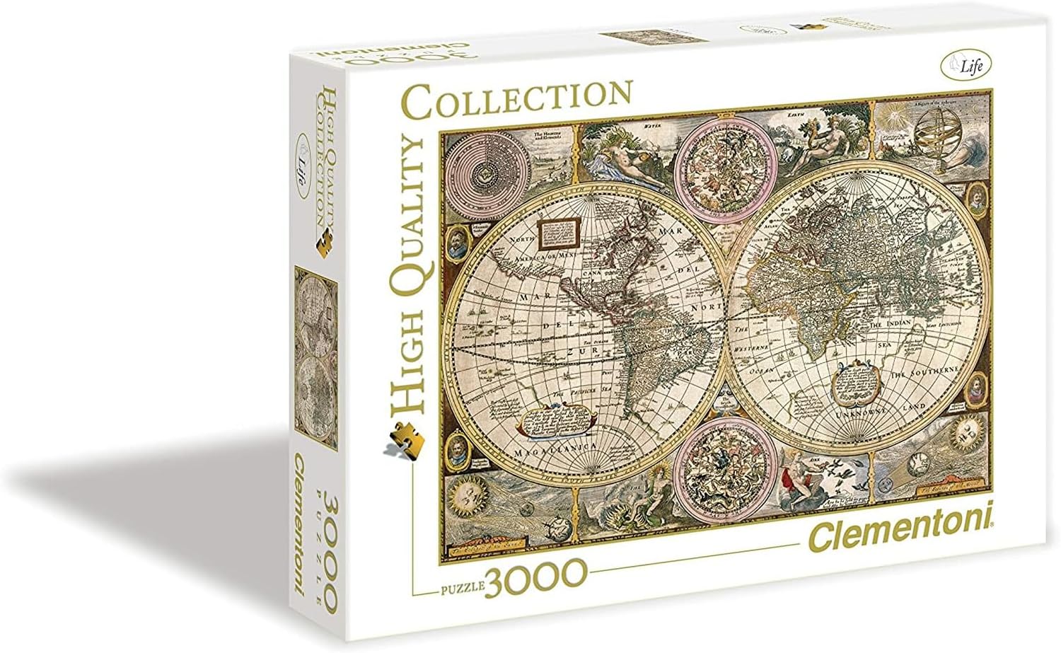 Clementoni Old Map 3000 Piece Jigsaw Puzzle