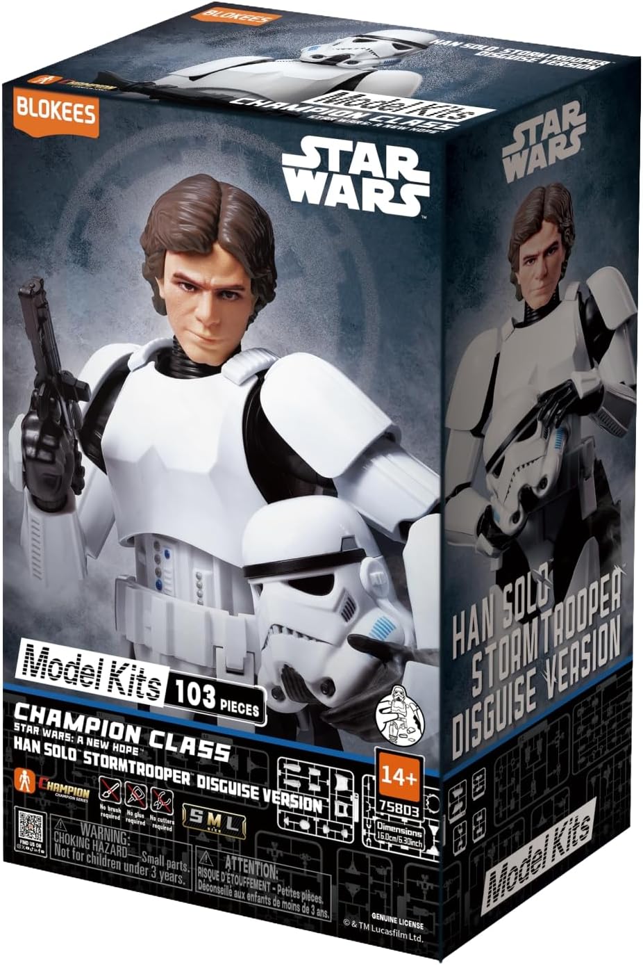Blokees Star Wars: A New Hope - CC03 Hans Solo Stormtrooper Disguise Version