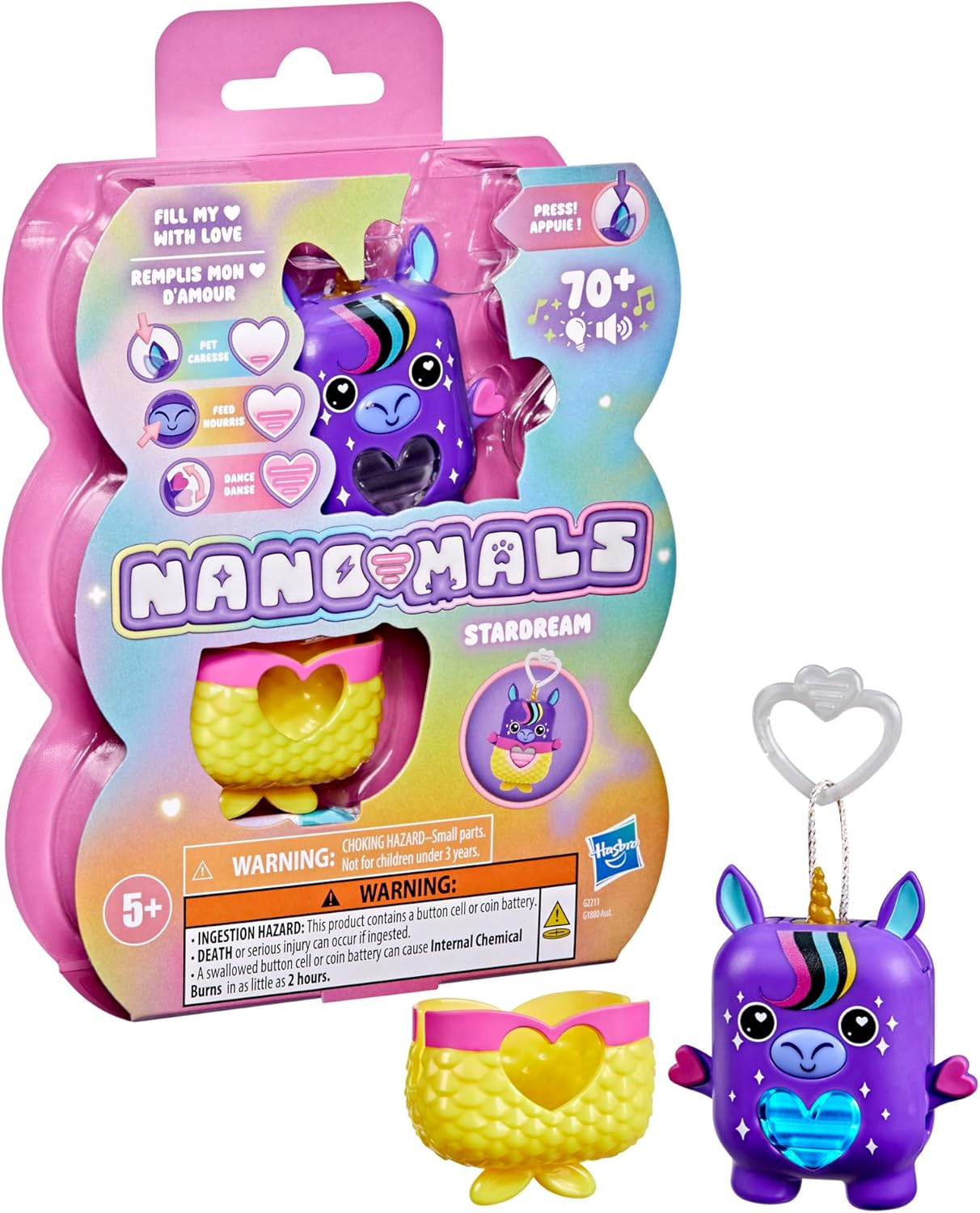 Nano-mals Stardream The Unicorn Electronic Fidget Pet
