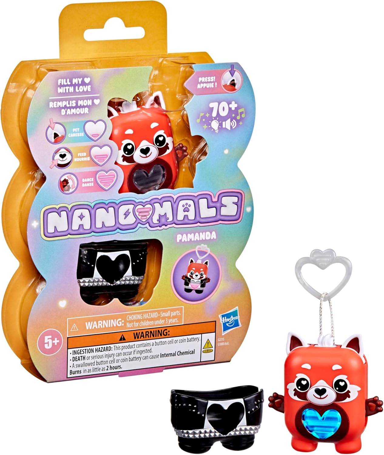Nano-mals Pamanda The Red Panda Electronic Fidget Pet