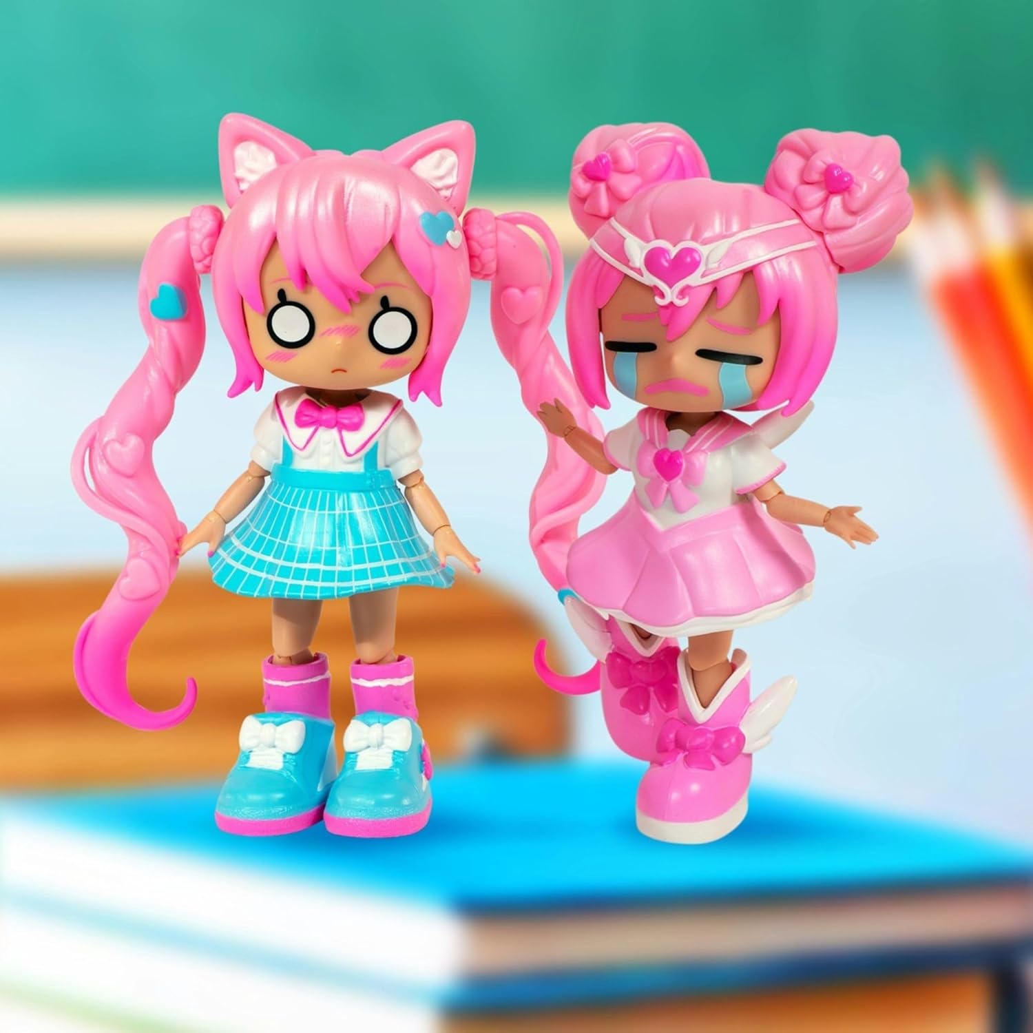 Animakii Doll Magical Girl & School Girl Pack