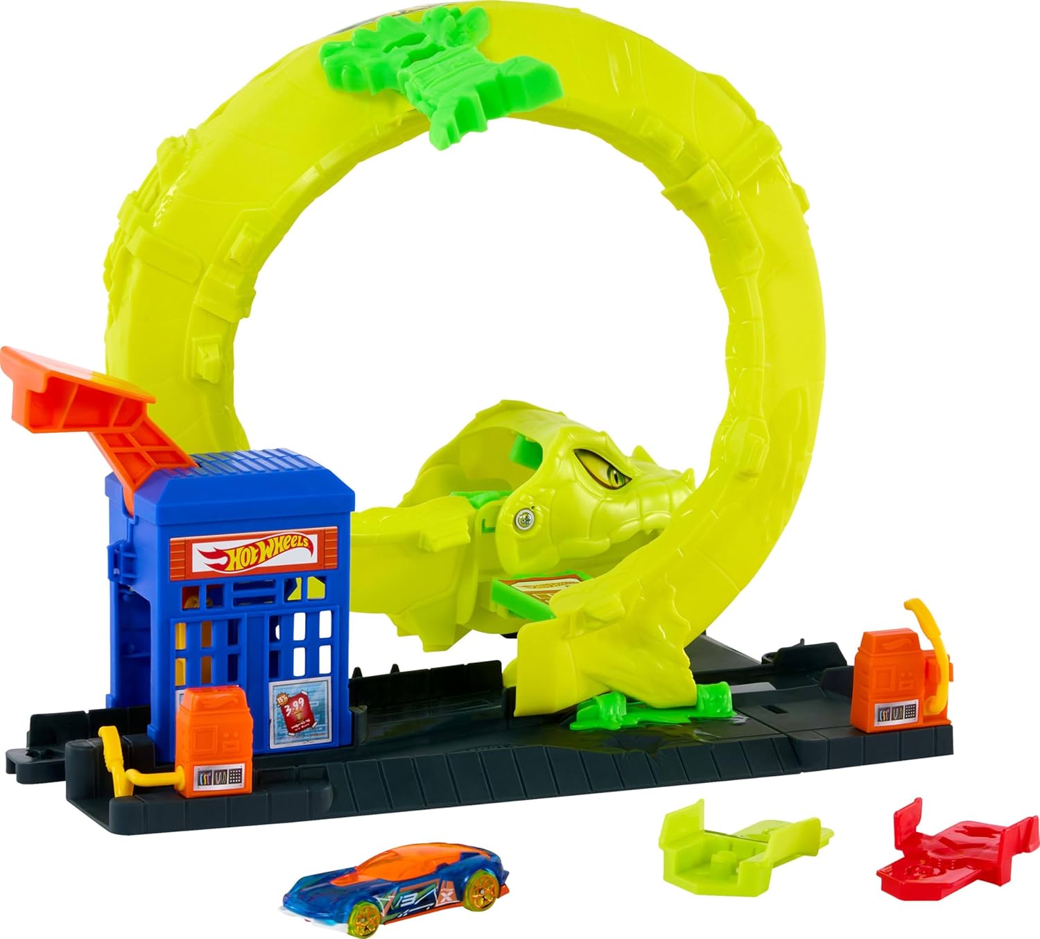Hot Wheels Snake Gas Station