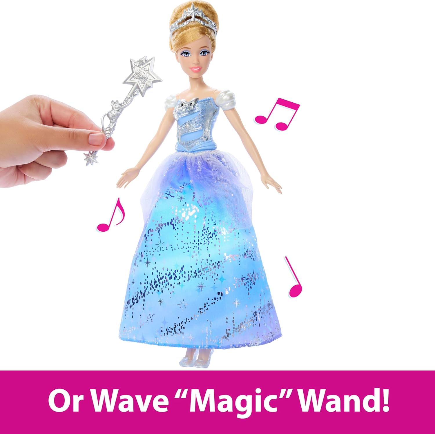 Disney Princess Cinderella Light-Up Dress Fashion Doll