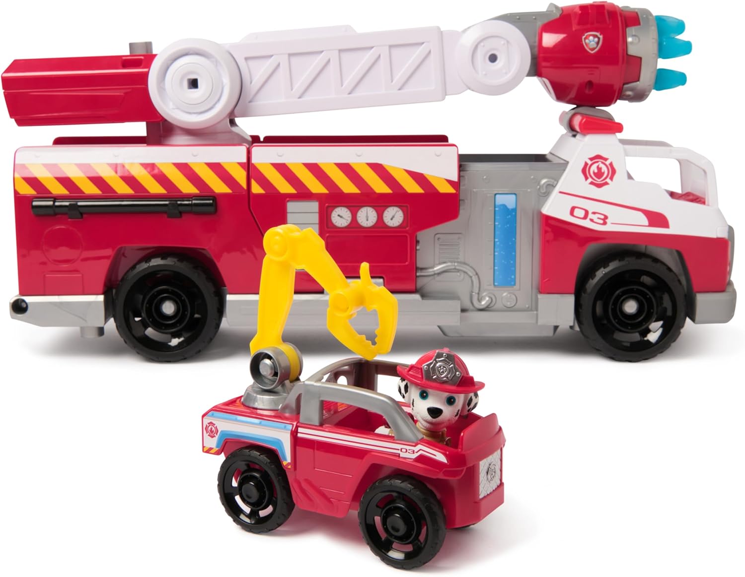 PAW Patrol Fire Rescue: Rapid Reload Fire Truck with Marshall Figure