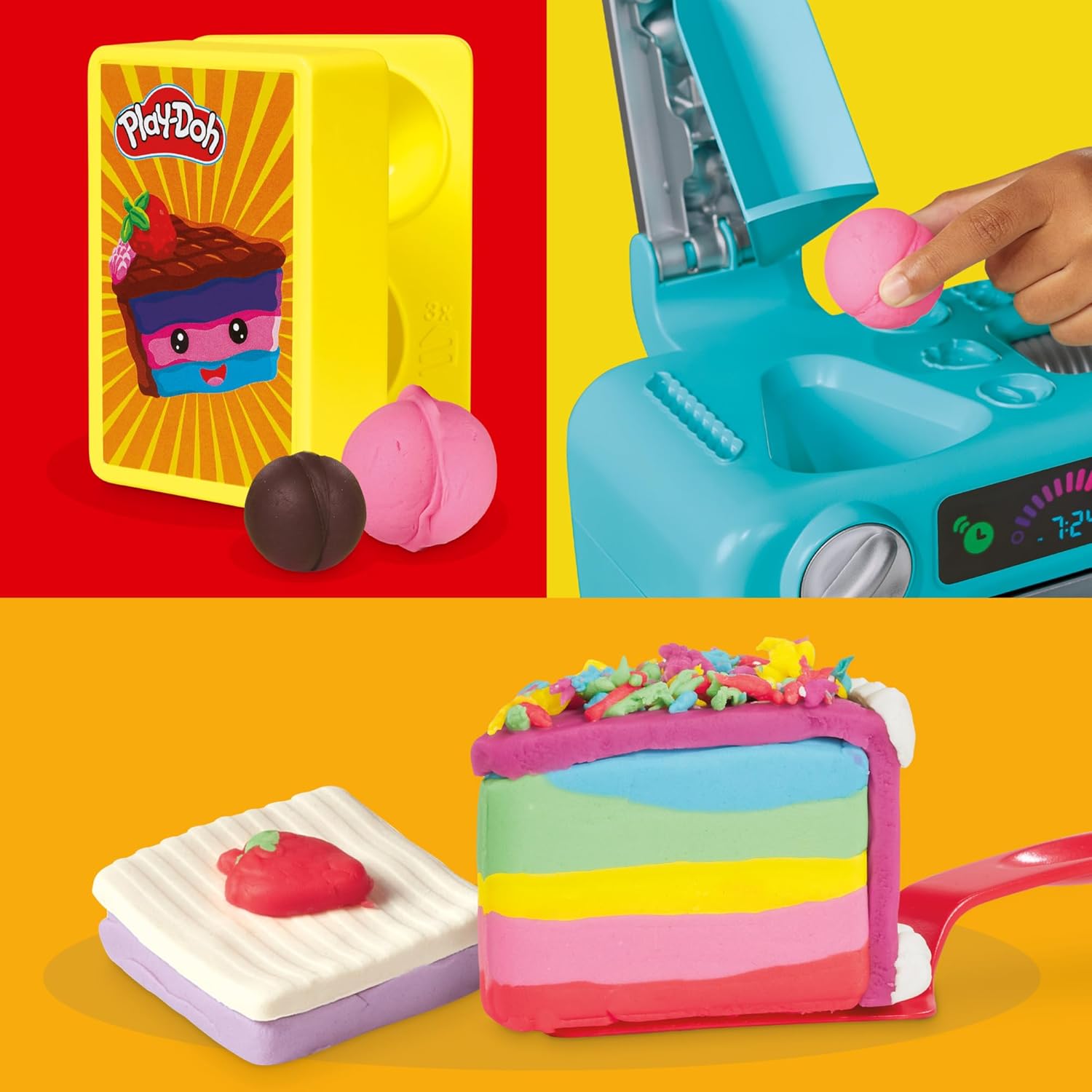 Play Doh Super Slice Cake Playset