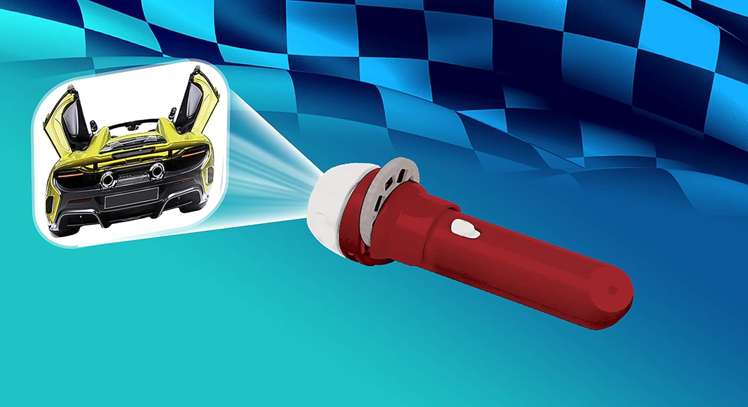 Super Cars Torch & Projector