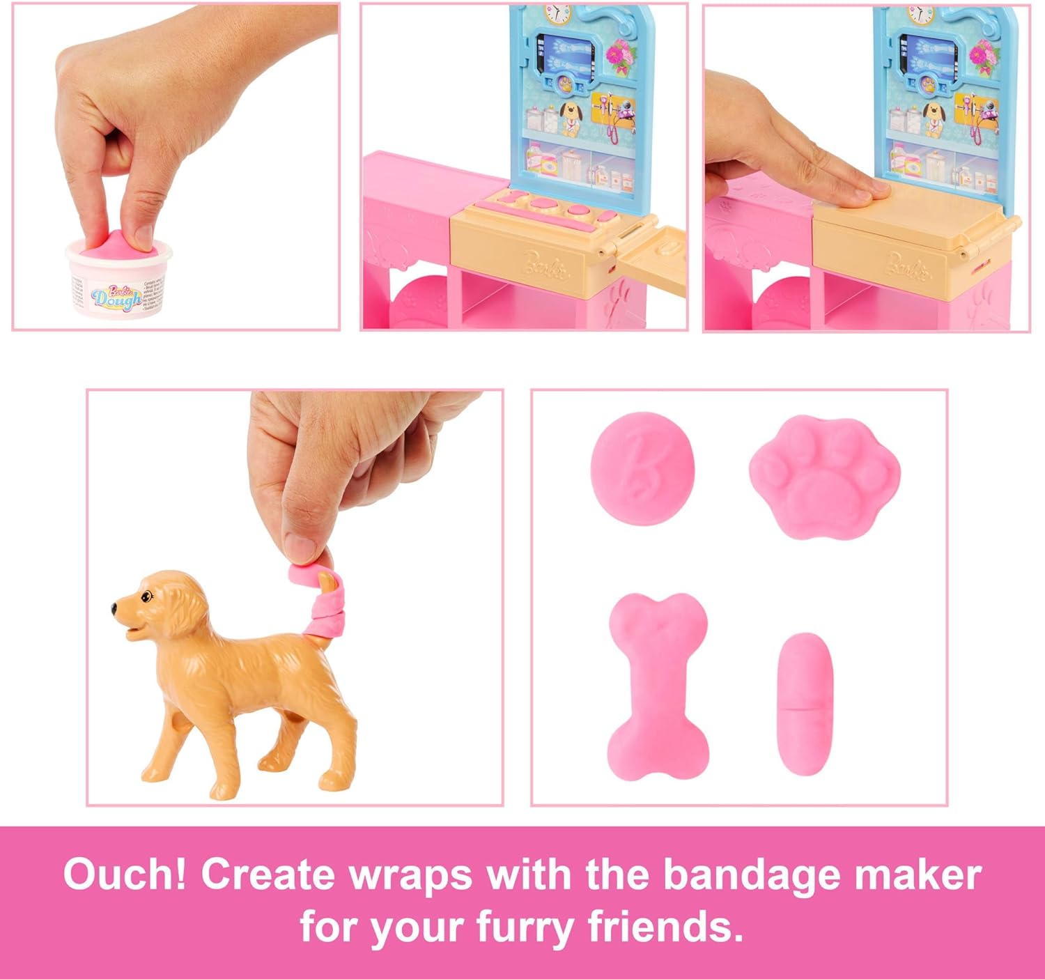 Barbie Fast Cast Veterinarian Clinic Playset