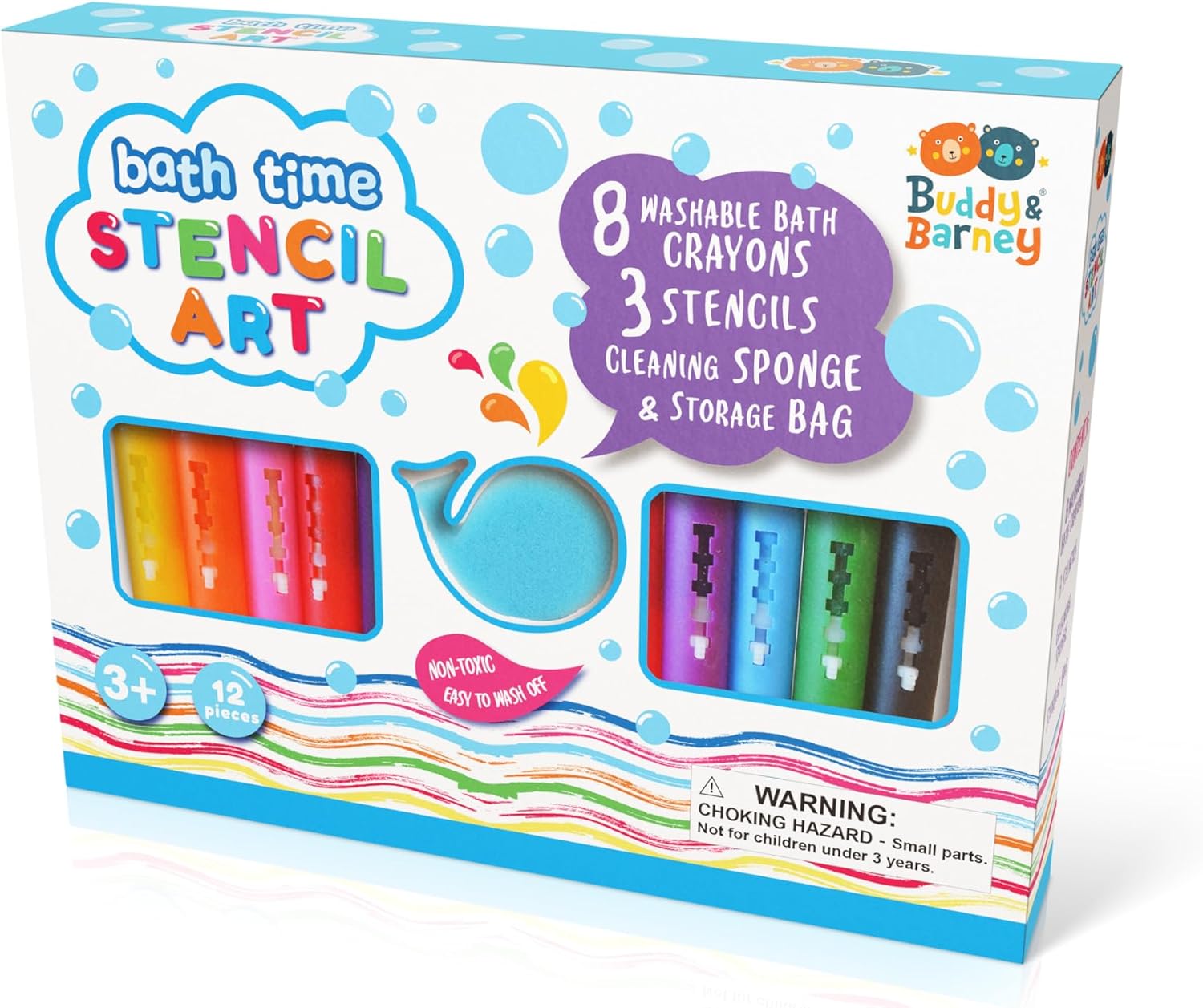 Bath Time Stencil Art Set