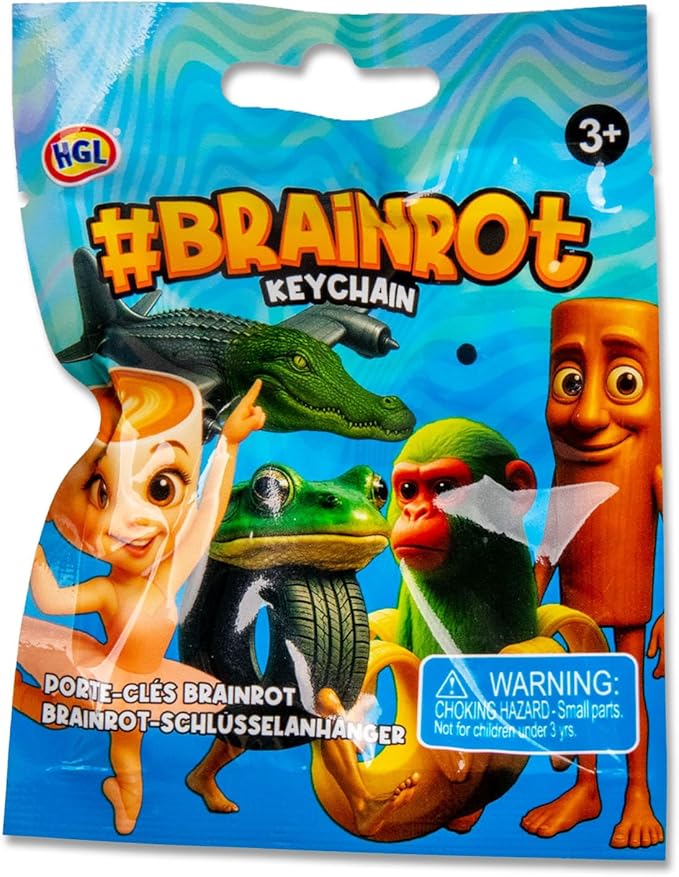Brainrot Mystery Keychain