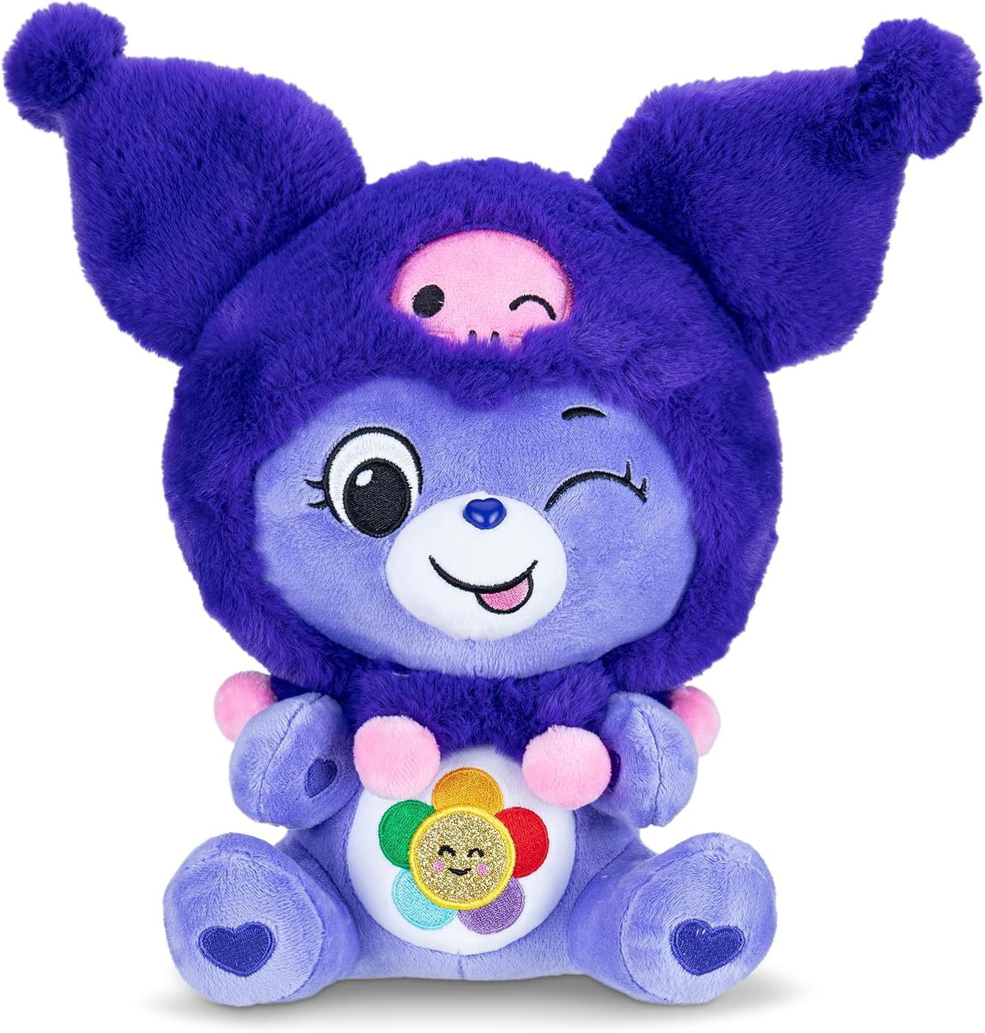 Care Bears x Hello Kitty 30cm Harmony Bear as Kuromi