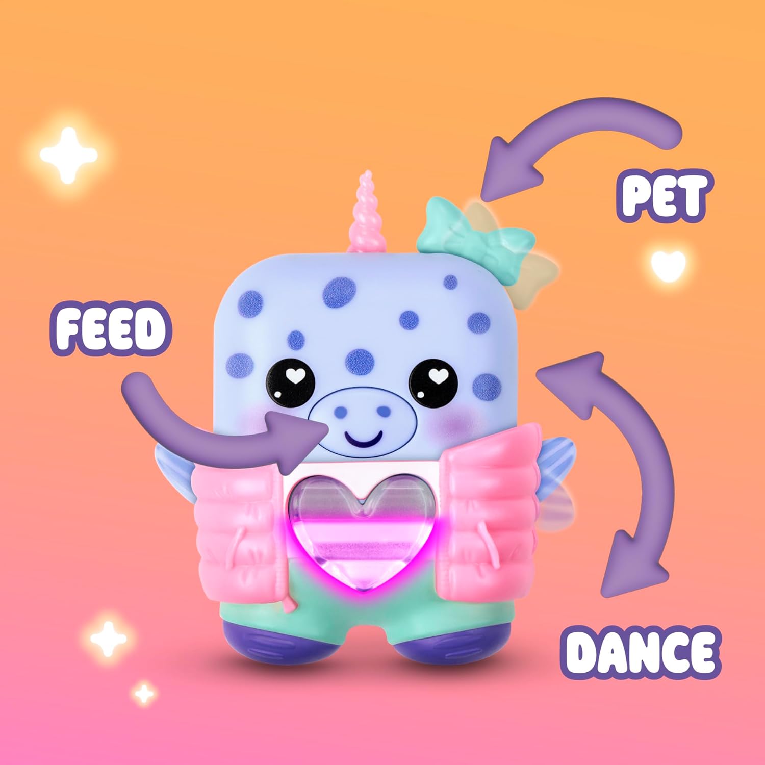 Nano-mals Blubby The Narwhal Electronic Fidget Pet