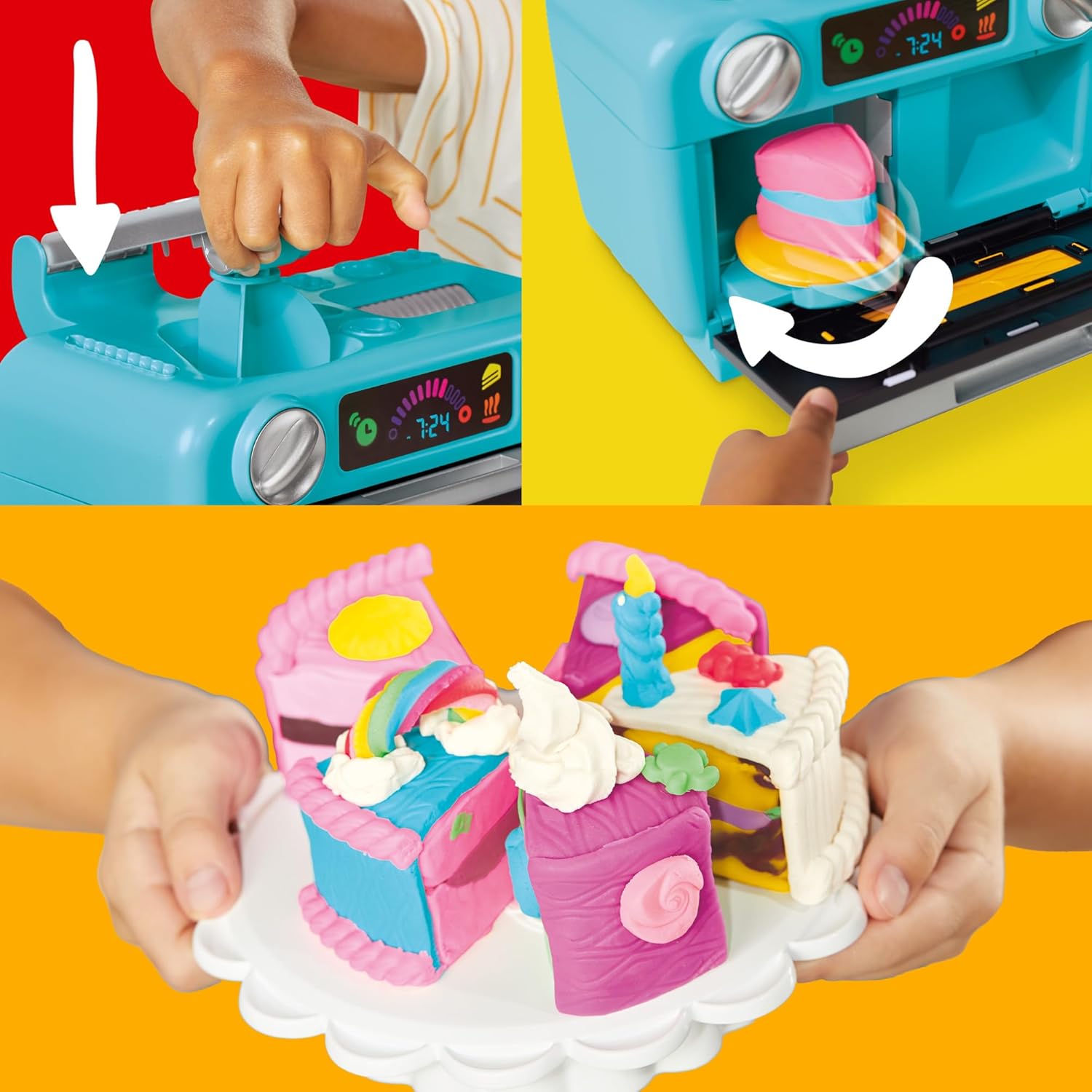 Play Doh Super Slice Cake Playset