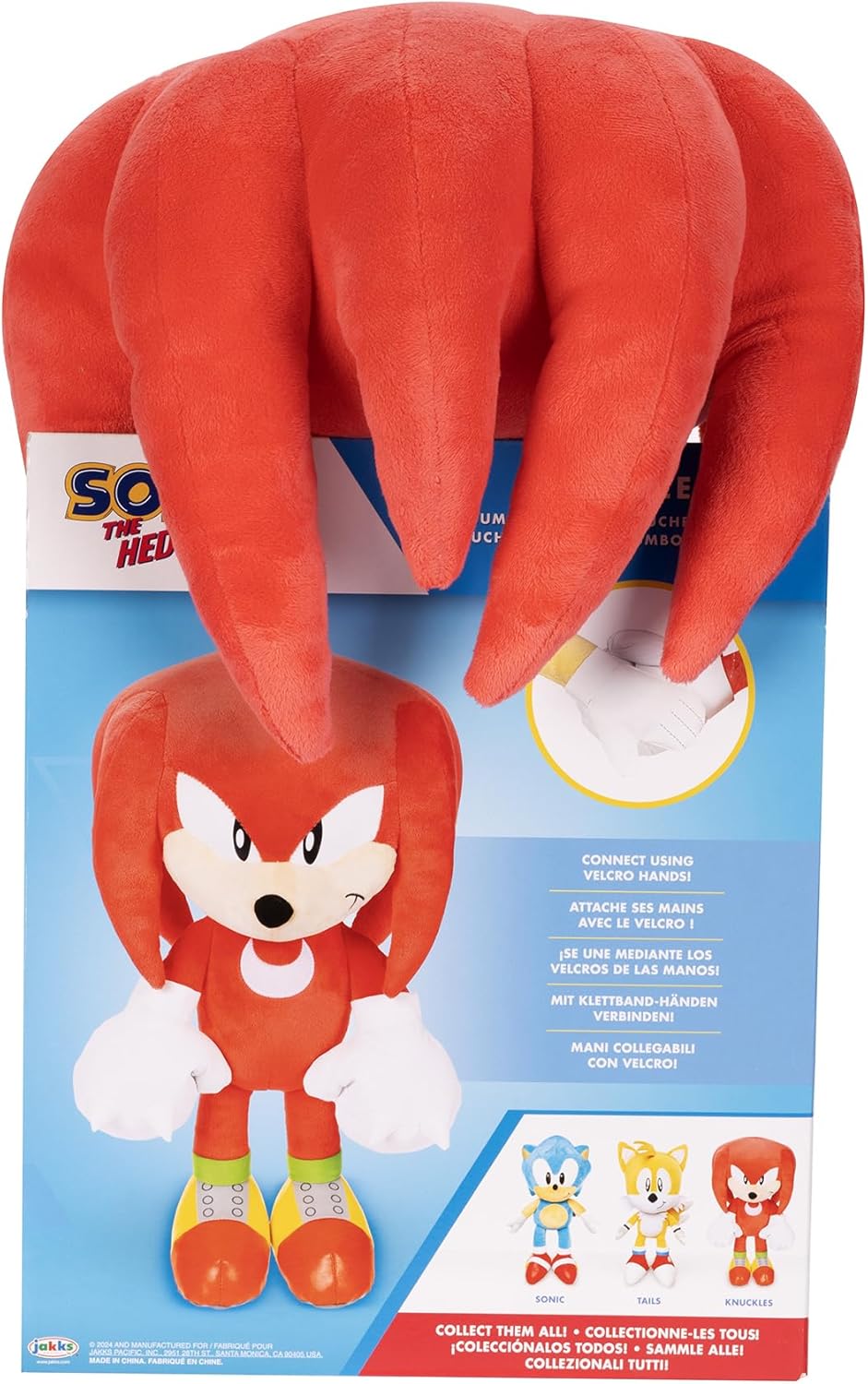 Sonic The Hedgehog Large Plush Knuckles