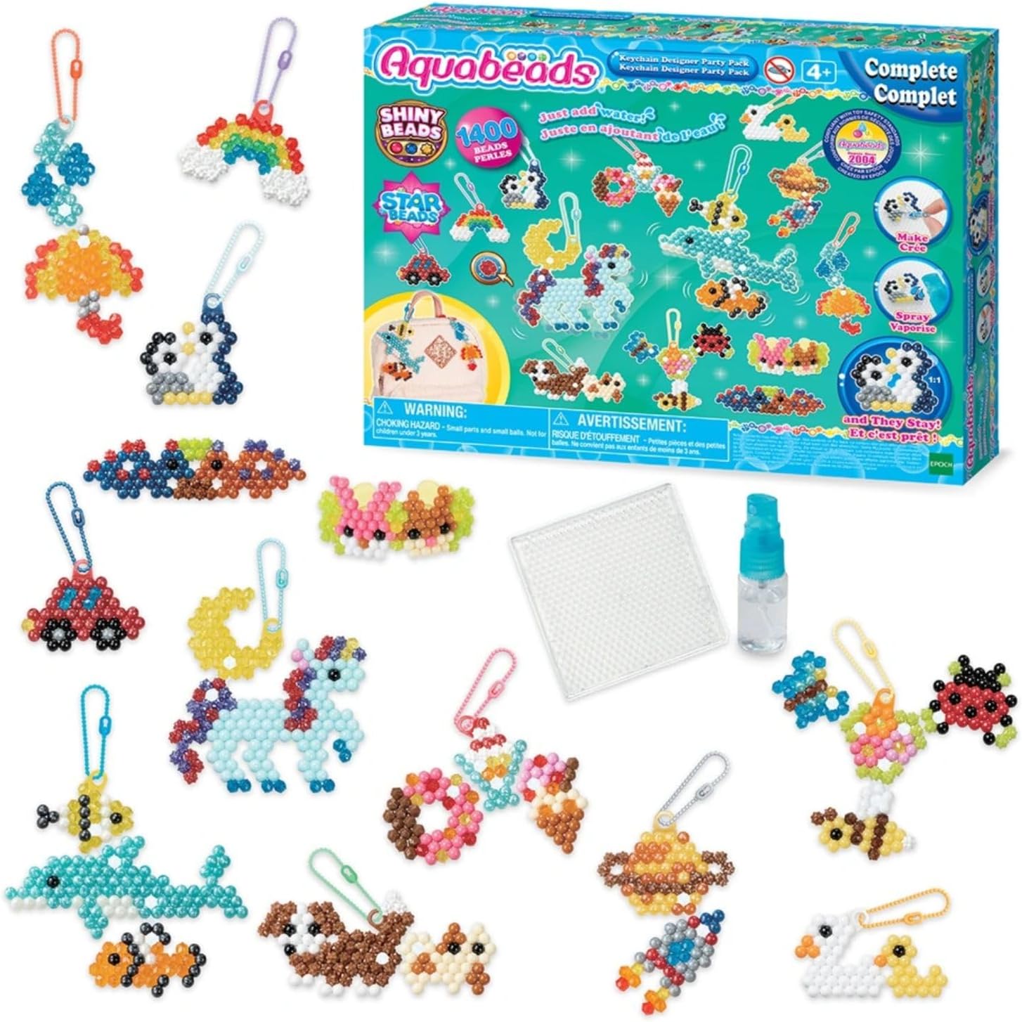 Aquabeads Keychain Designer Party