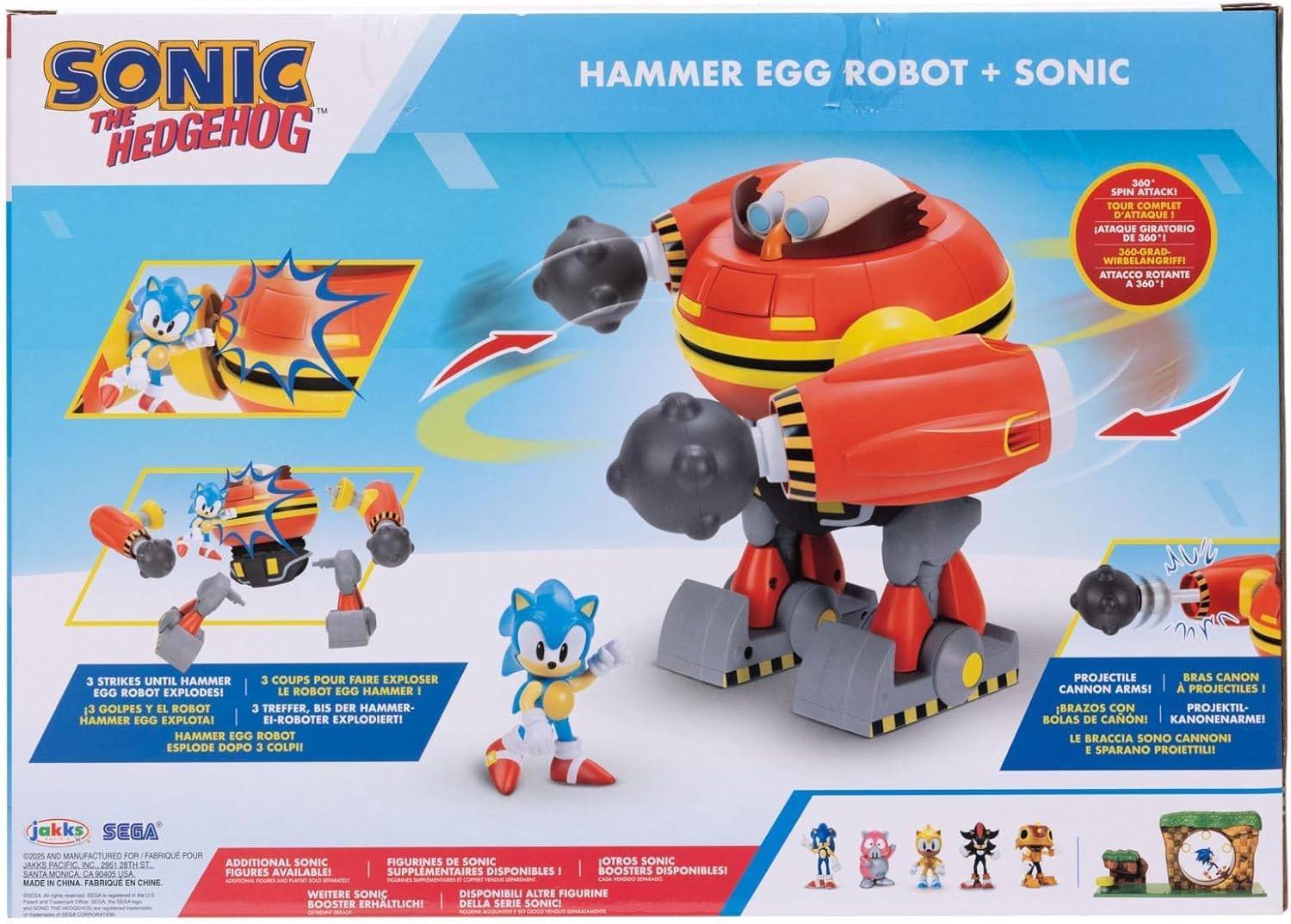 Sonic The Hedgehog Giant Eggman Robot Battle Set