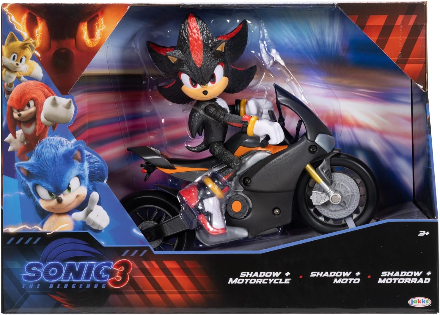 Sonic the Hedgehog 3 Shadow Motorcycle & Figure