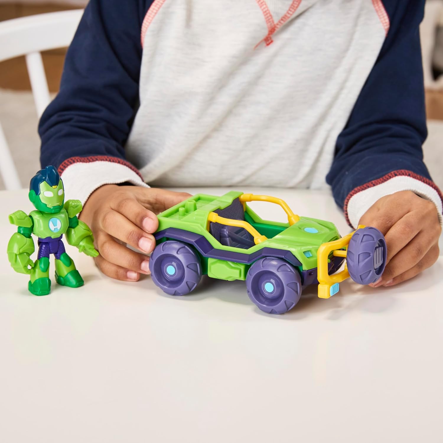 Iron Man and His Awesome Friends Figure & Vehicle Iron Hulk Racer Pack