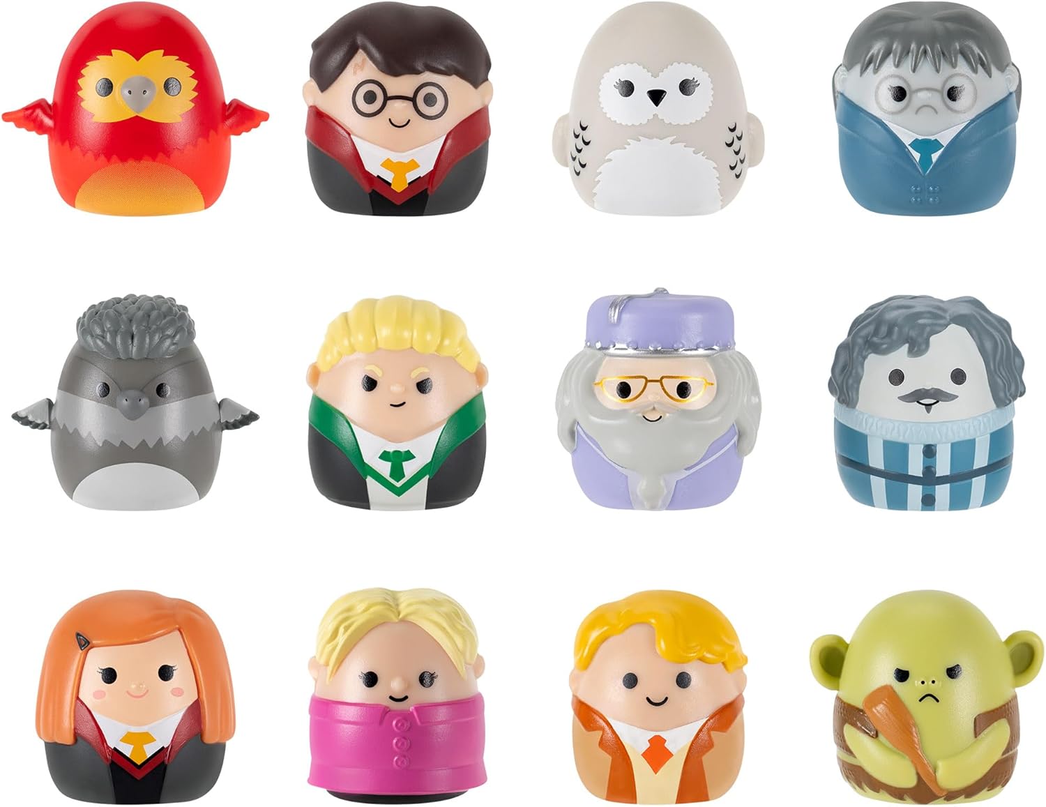 Squishalongs Harry Potter Clip-a-longs 12 fig Pack