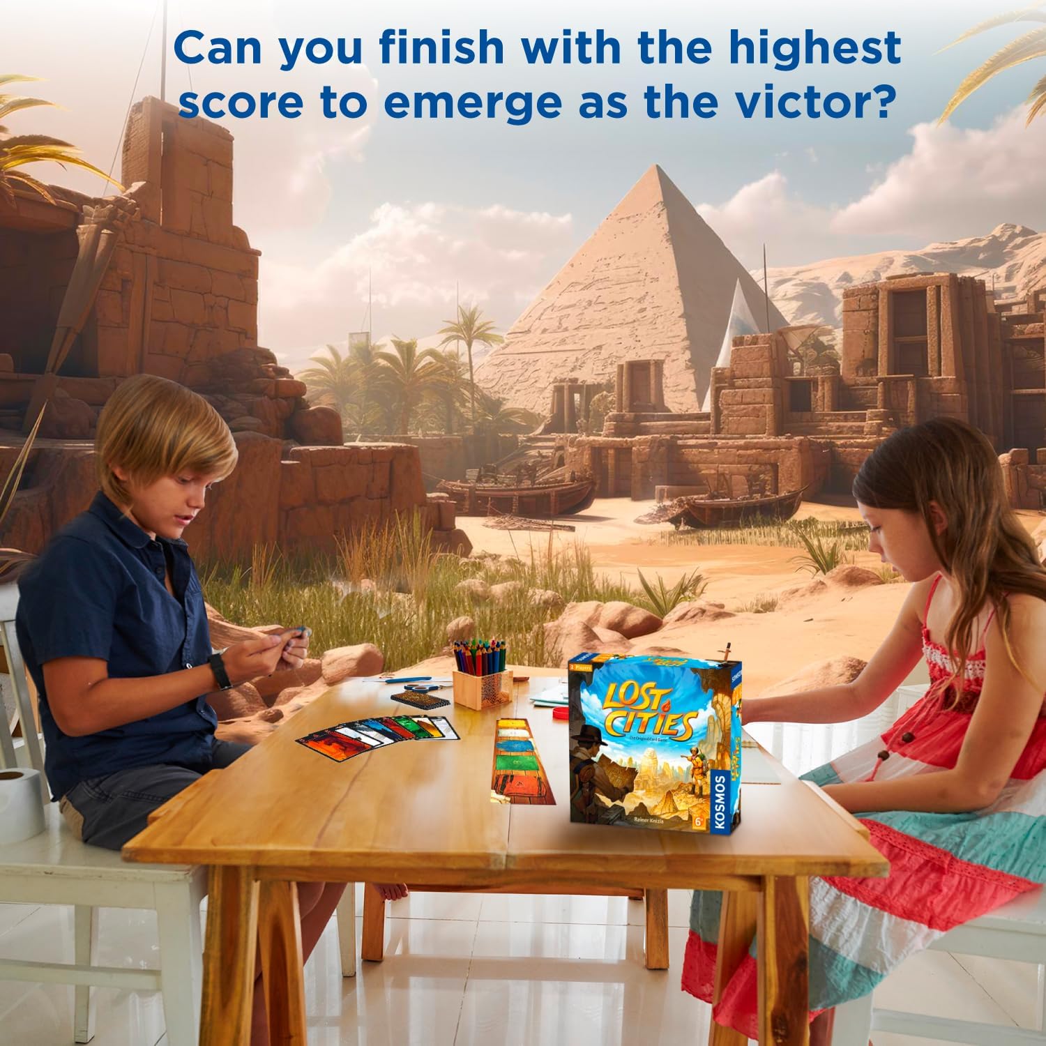Lost Cities - Card Game - With 6th Expedition