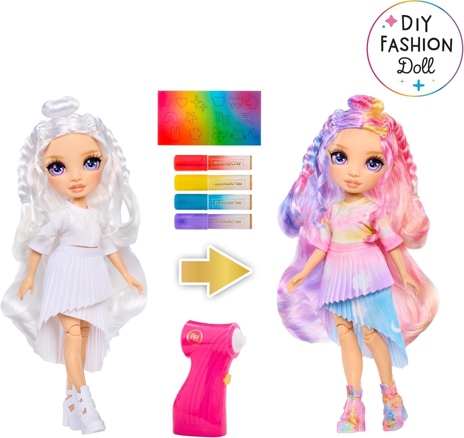 Rainbow High Airbrush & Create Fashion Doll