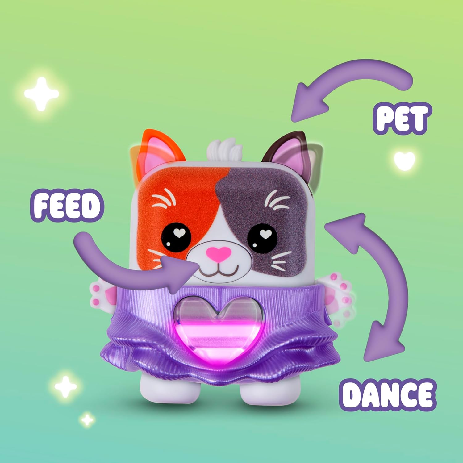 Nano-mals Purrnelope The Calico Kitty Electronic Fidget Pet