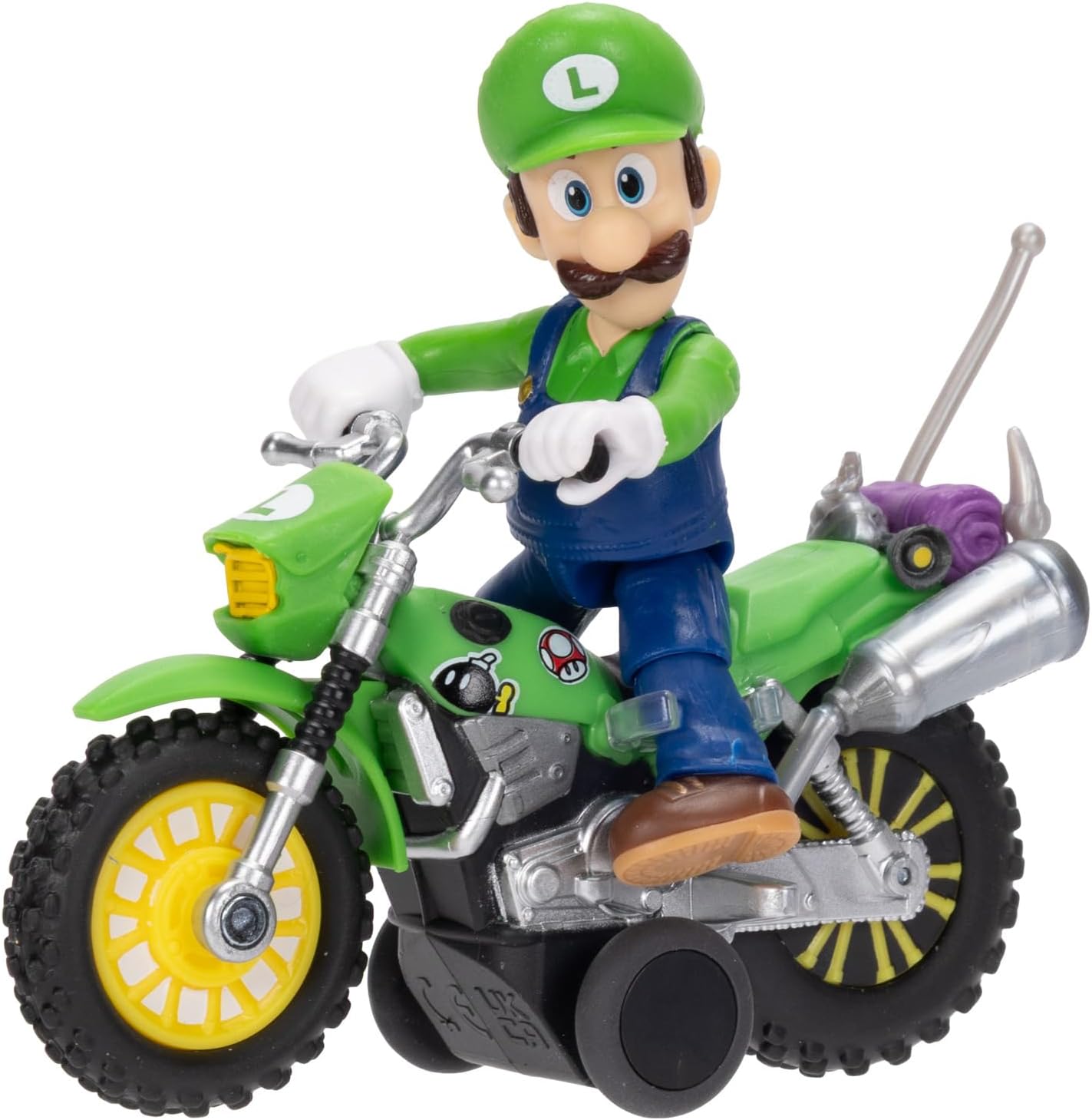 The Super Mario Galaxy Movie Luigi and Pull Back Racer Set