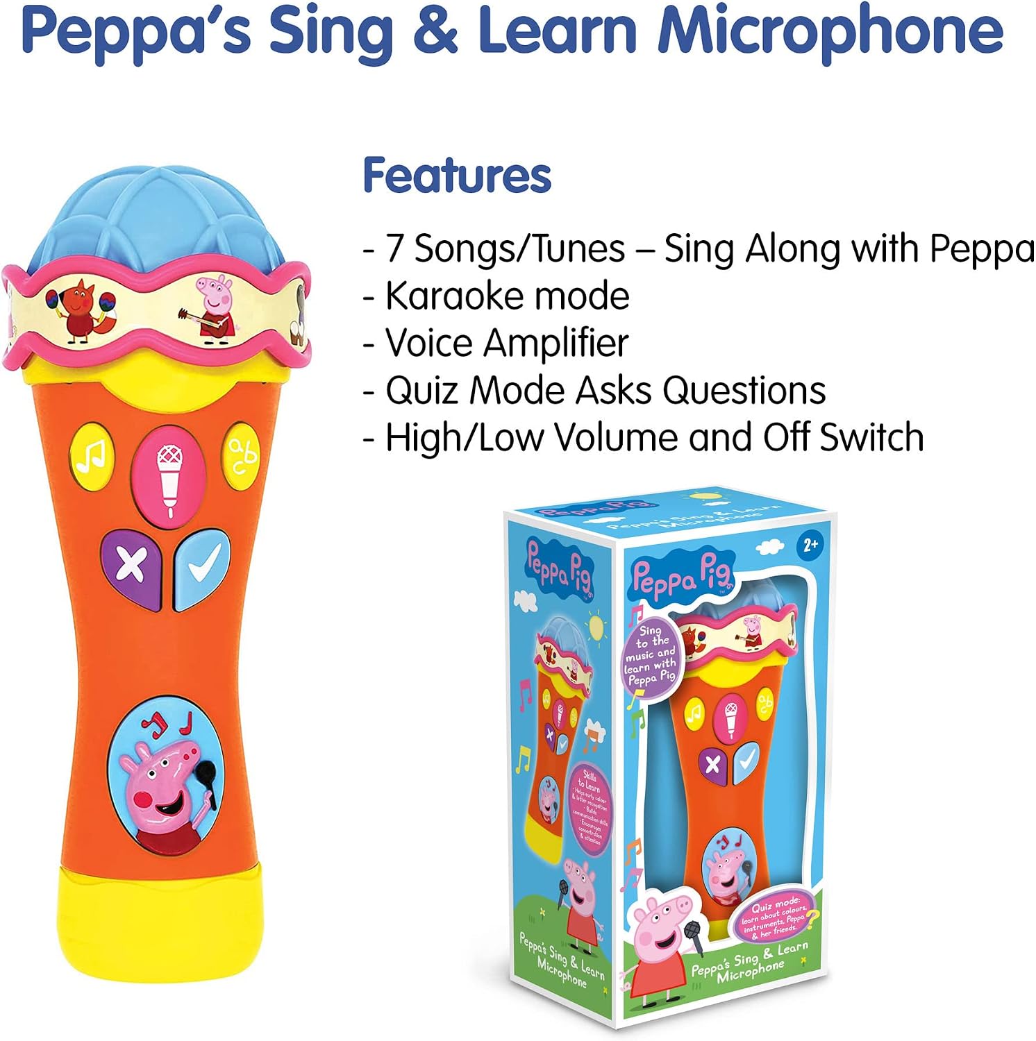 Peppas Singalong & Learn Microphone
