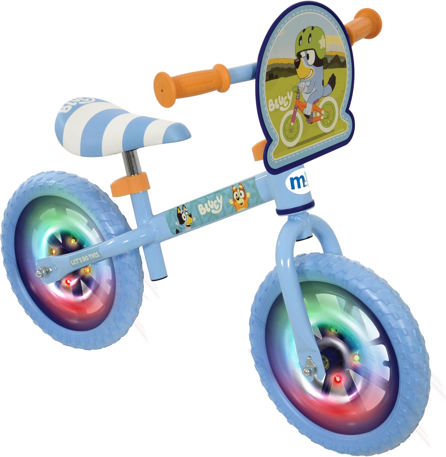 Bluey Balance Bike with Light Up Wheels