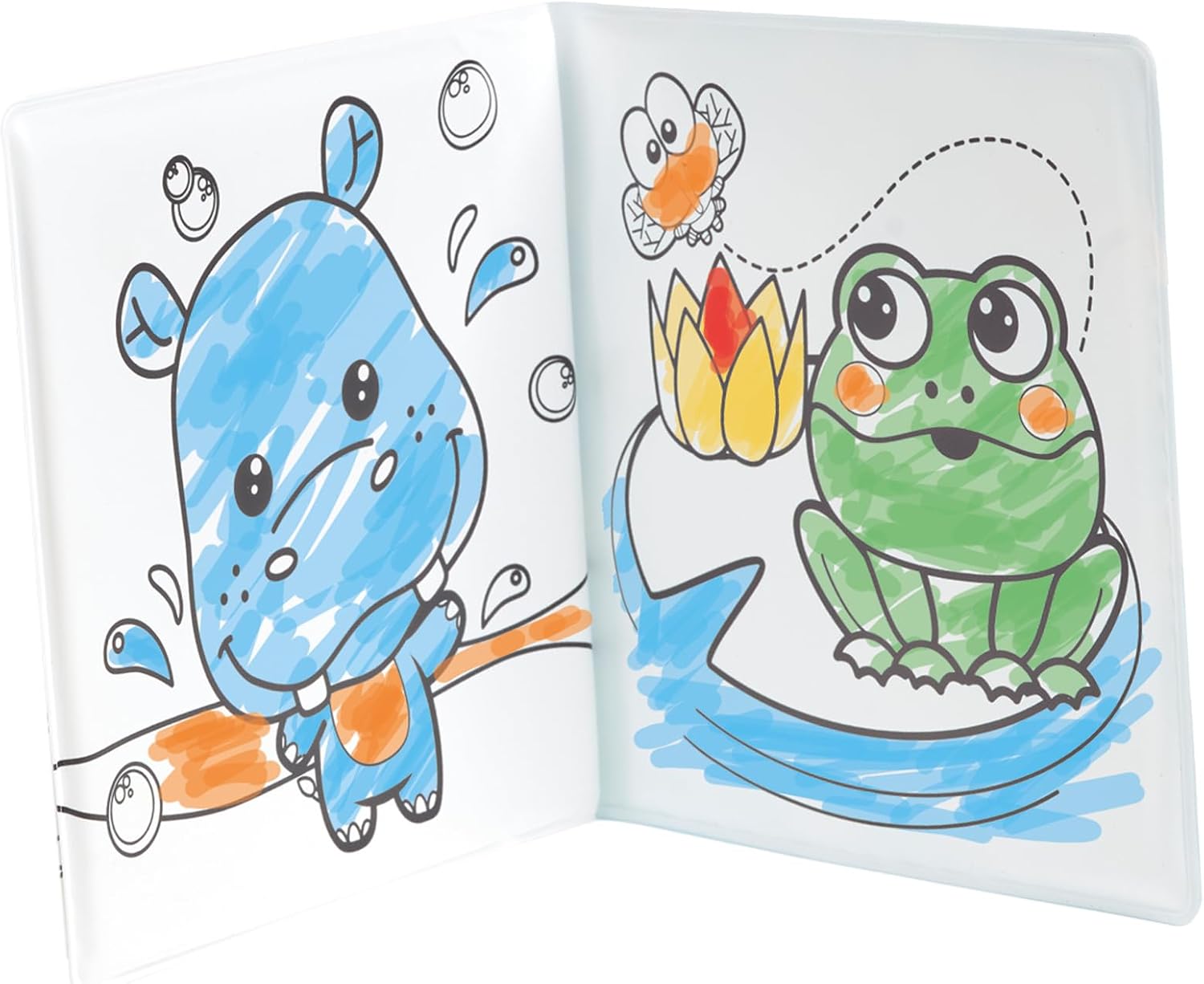Bath Pop - Colouring Book and 5 Bath Sticks
