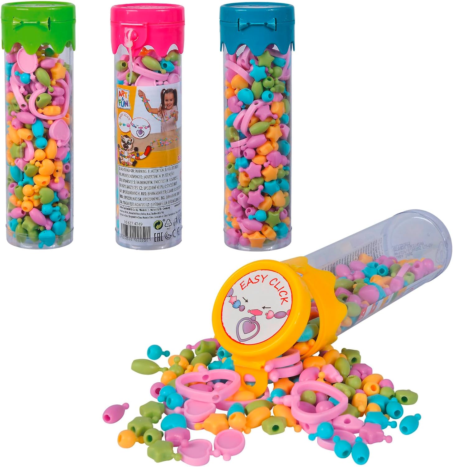 Simba Art & Fun Easy Click Beads in Tube