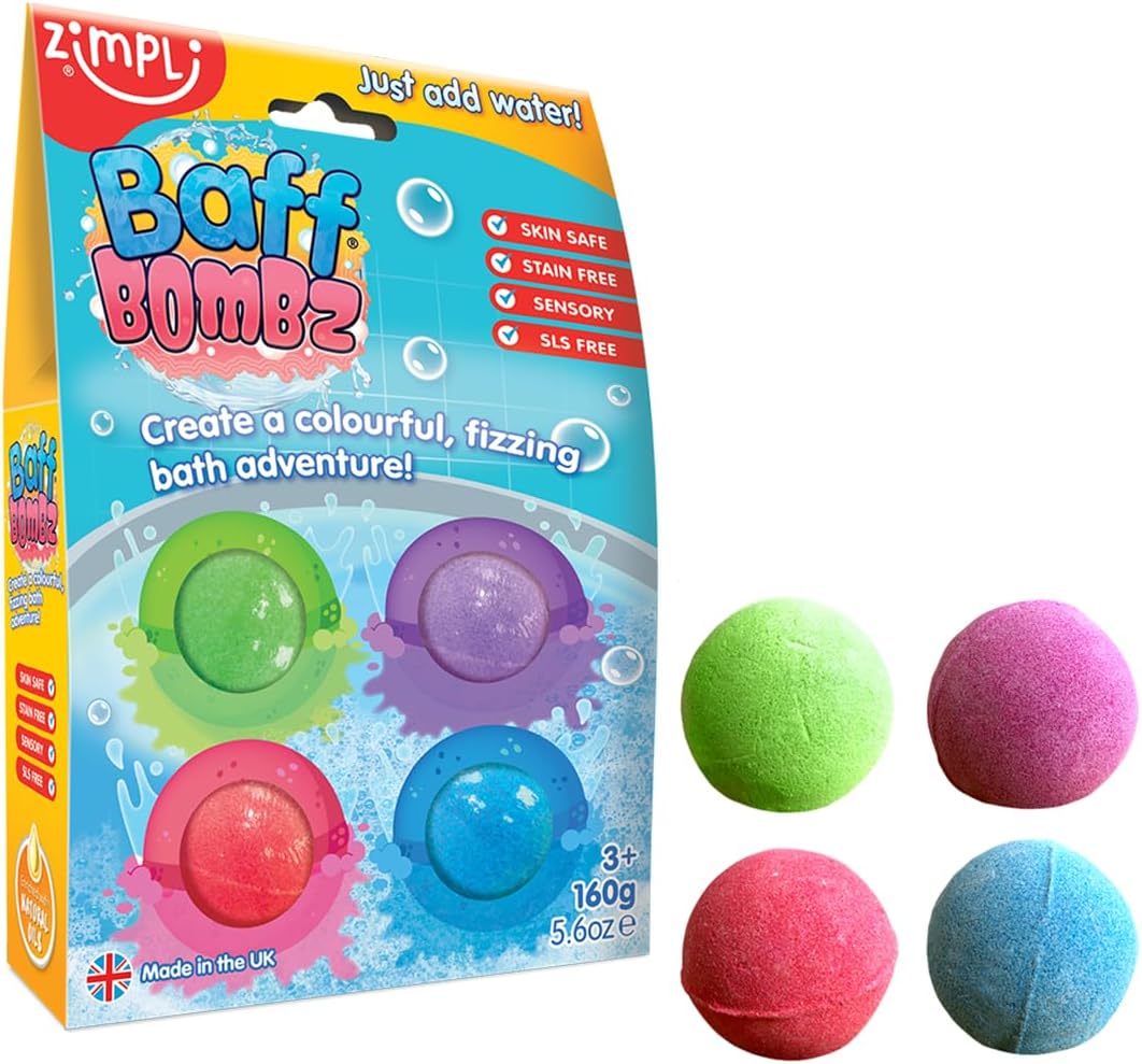 Baff Bombz: 4 Bath Pack