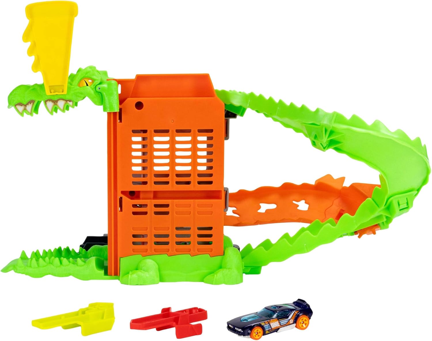 Hot Wheels City Croc Pizza Attack Playset
