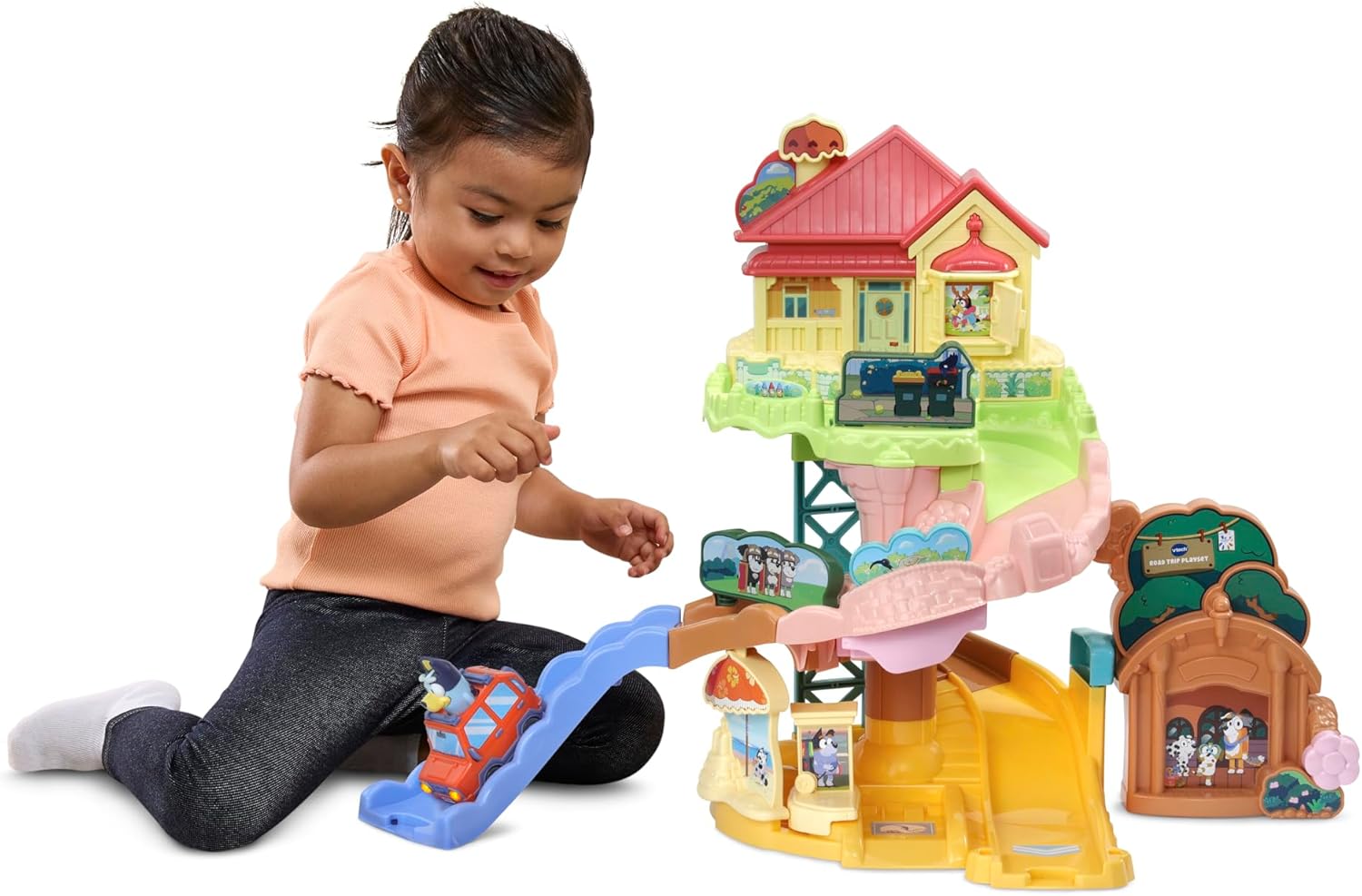 Toot Toot Driver Bluey Road Trip Playset
