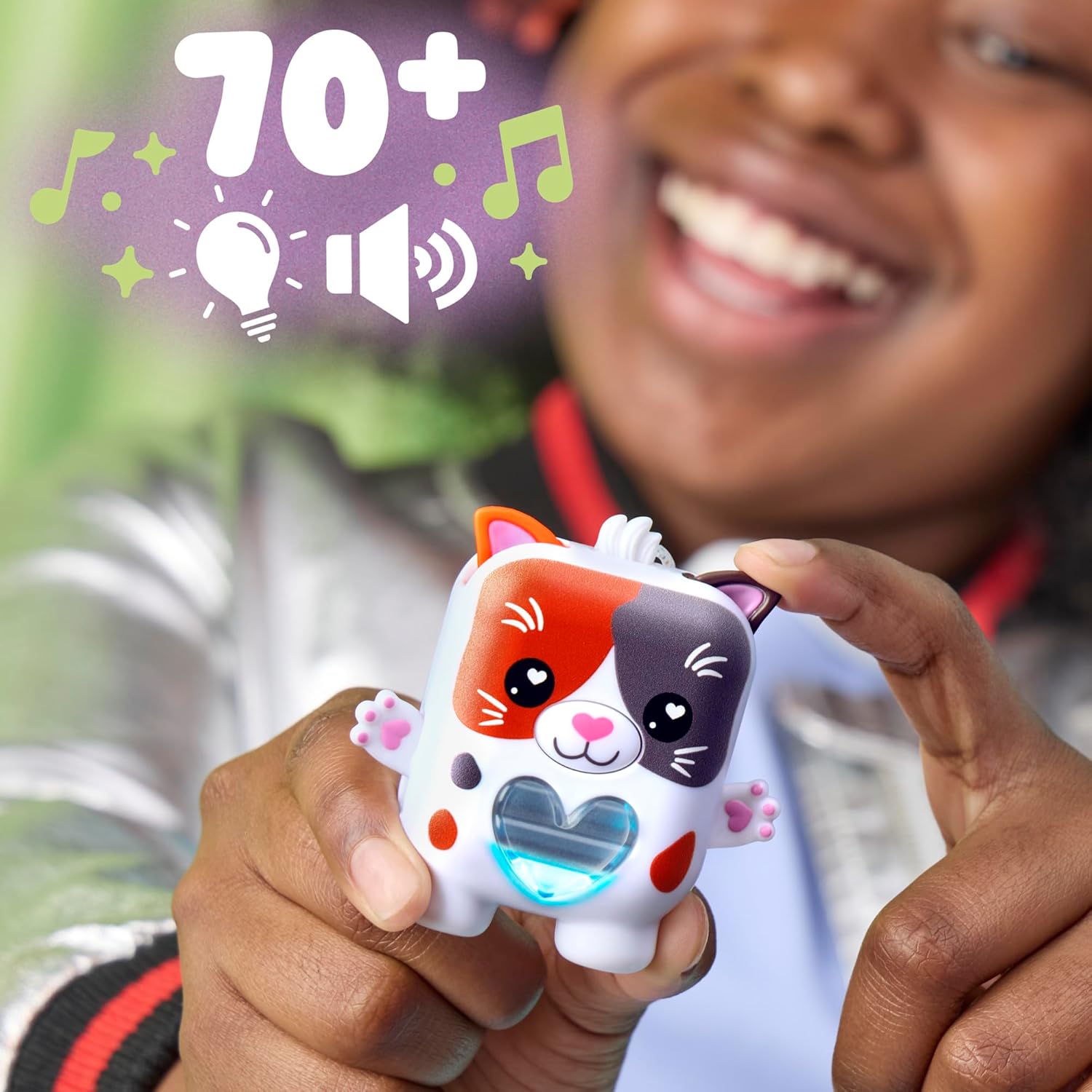 Nano-mals Purrnelope The Calico Kitty Electronic Fidget Pet