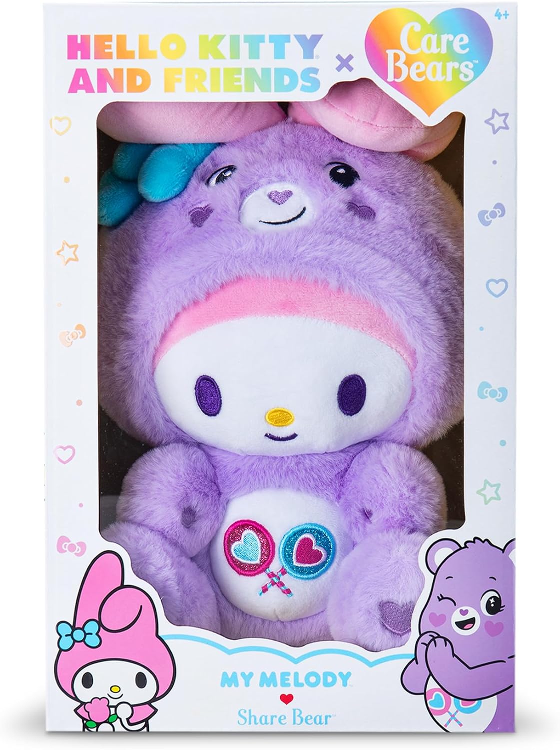 Care Bears x Hello Kitty 30cm Share Bear as Melody