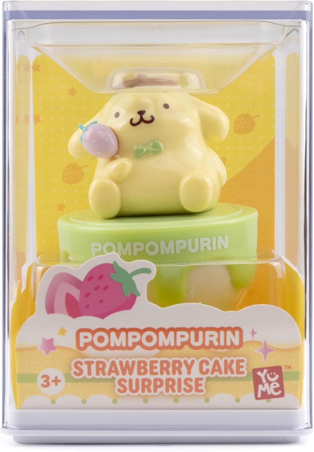 Pompompurin Strawberry Cake Surprise