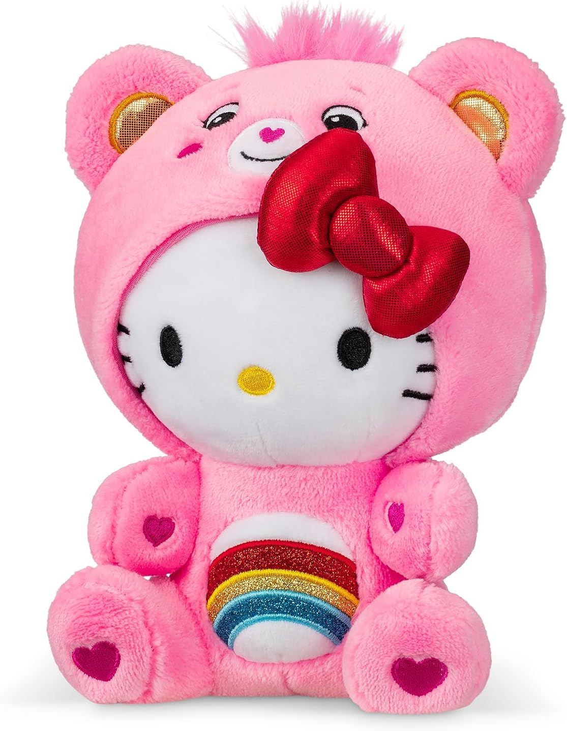 Care Bears x Hello Kitty 22cm Cheer Bear as Hello Kitty