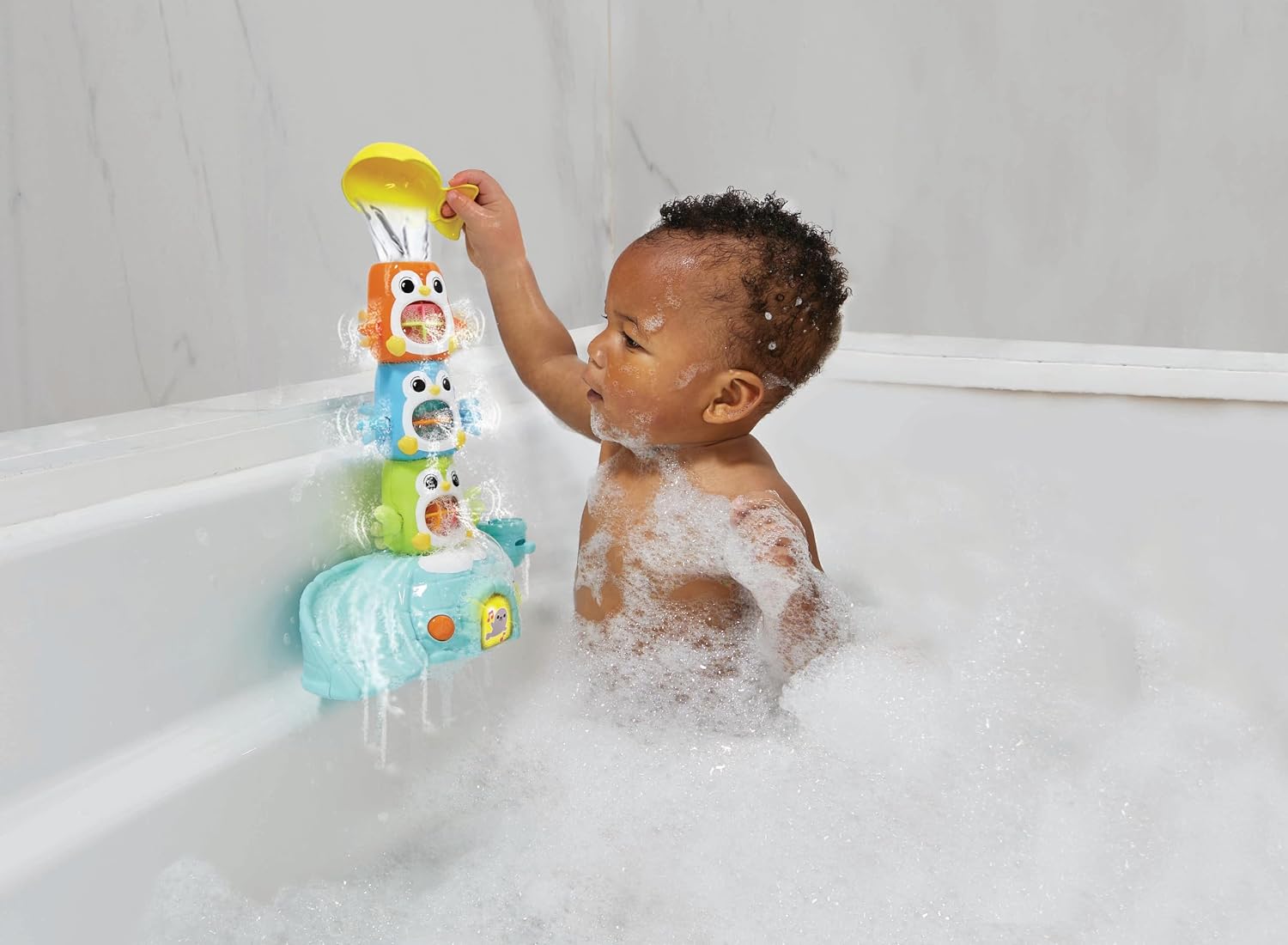 VTech Stack & Splash Penguin Pals Bath Toy
