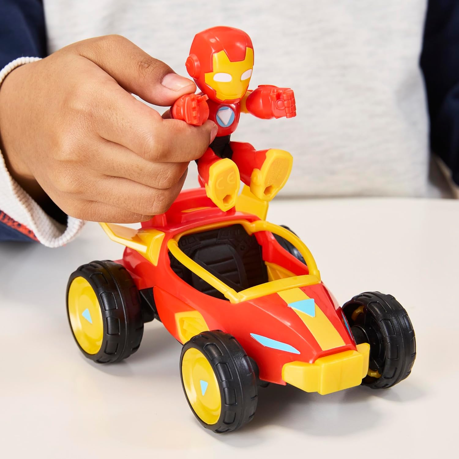 Iron Man and His Awesome Friends Figure & Vehicle Iron Racer Pack