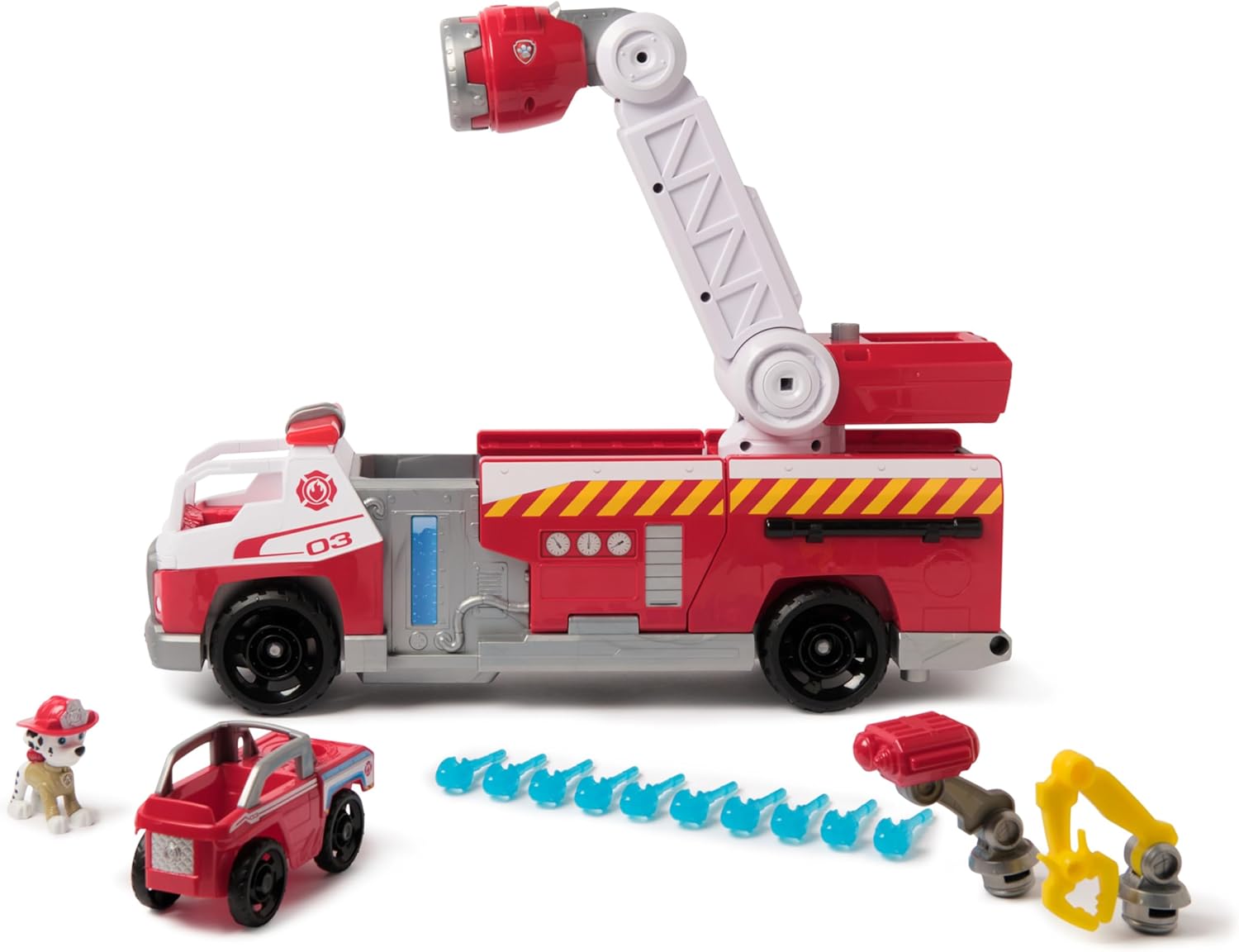 PAW Patrol Fire Rescue: Rapid Reload Fire Truck with Marshall Figure