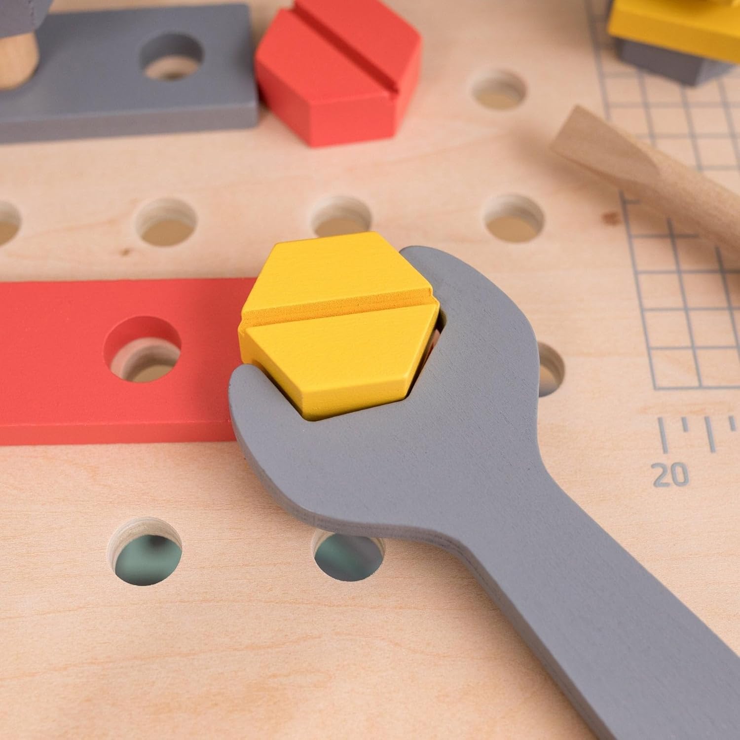 Owl & Fox Wooden Workbench