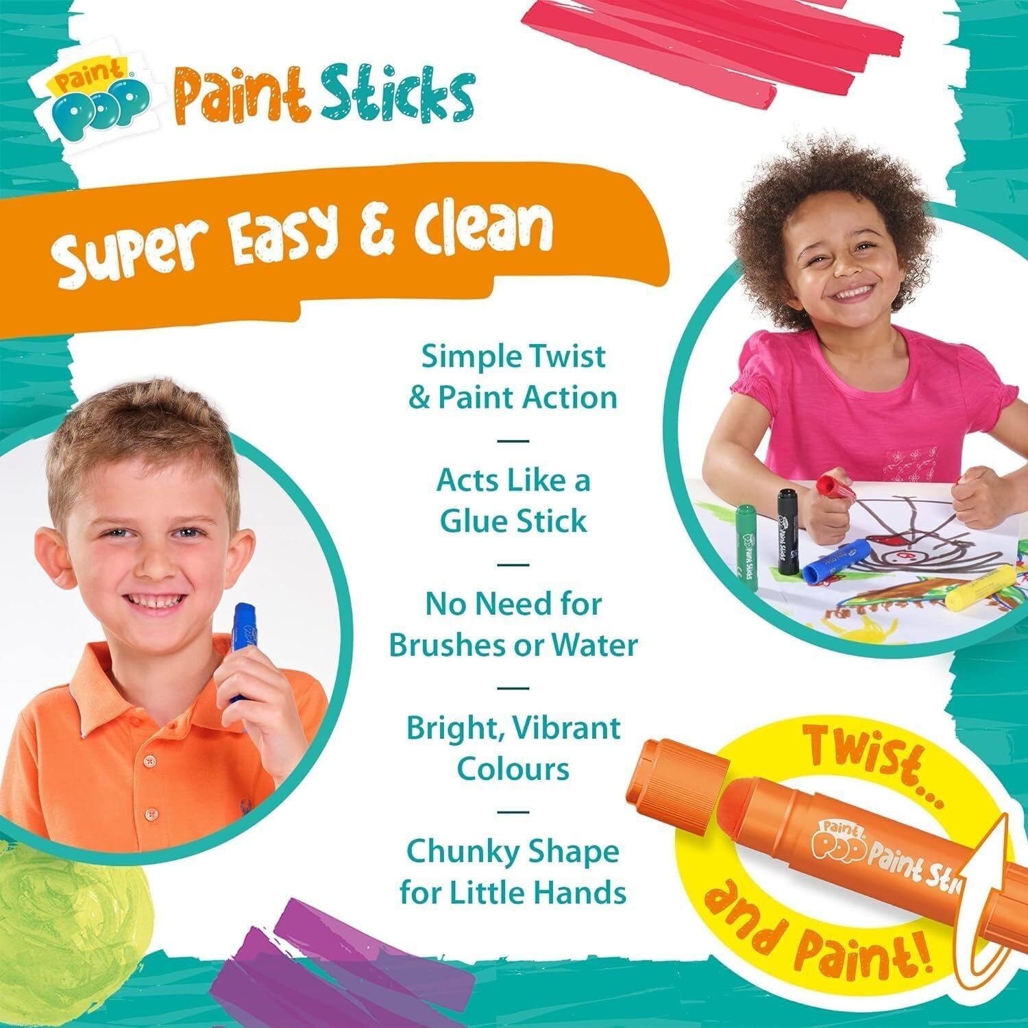 Paint Pop 6 Pack Classic Colours
