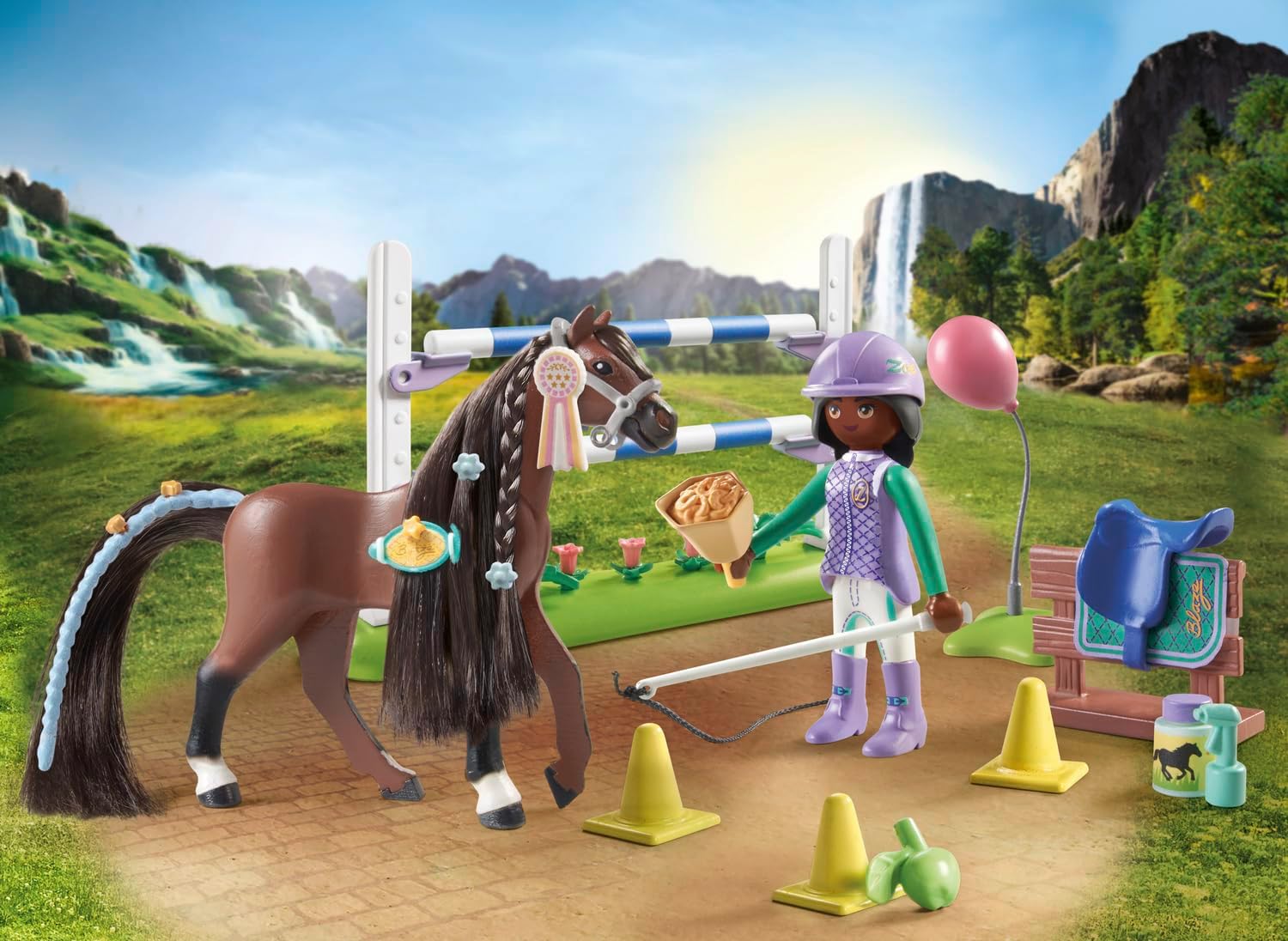 Playmobil Jumping Arena with Zoe and Blaze