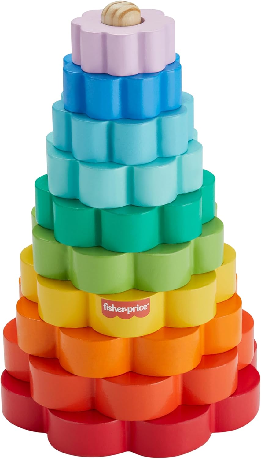 Fisher Price Wooden Ring Stacker