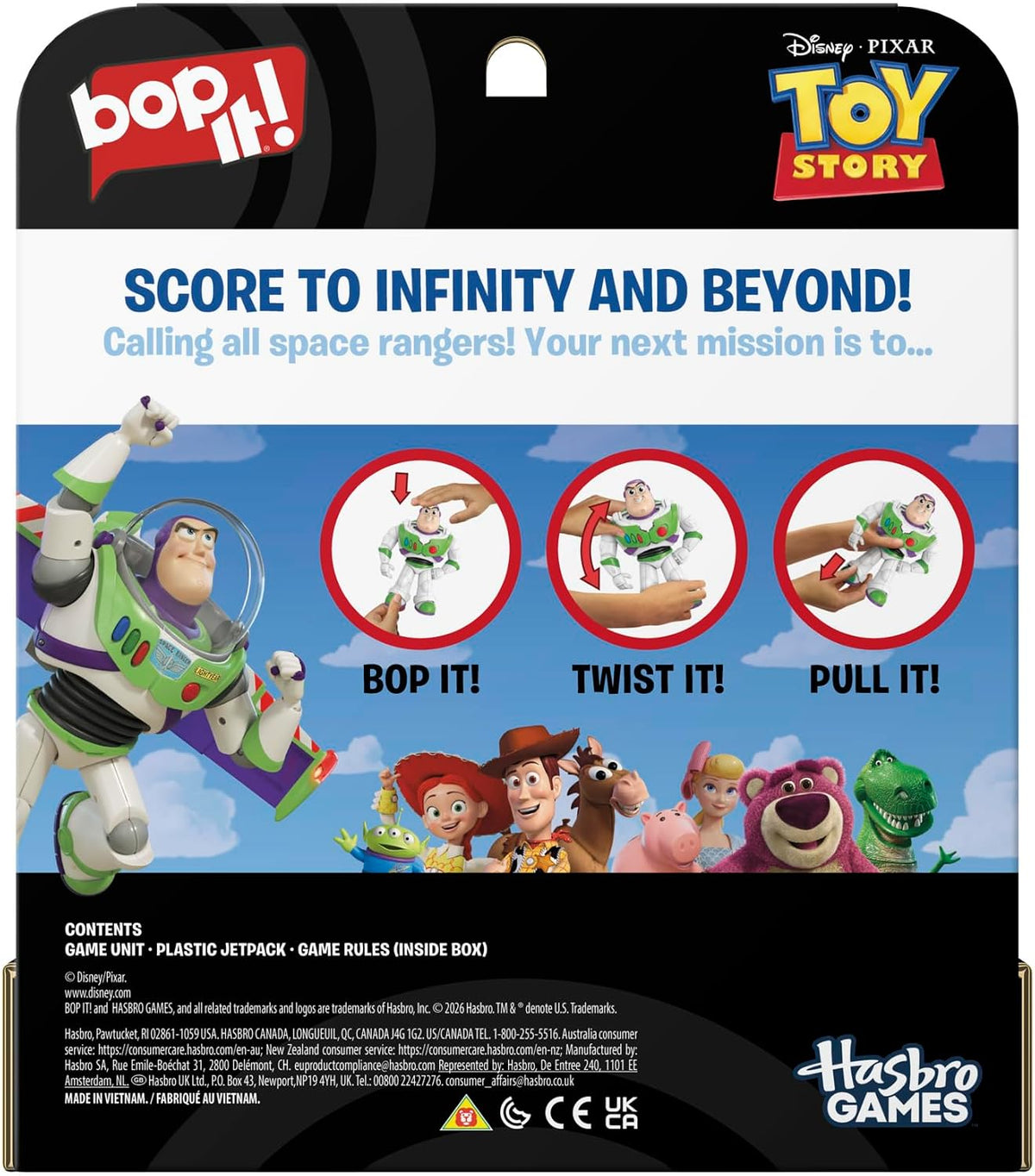 Bop It Buzz Lightyear Game