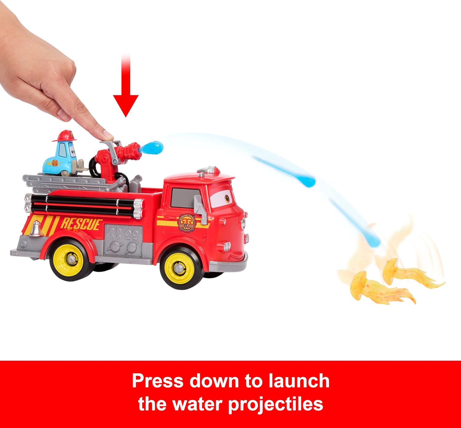 Disney Pixar Cars Race & Rescue Fire Fighting Fire Truck Playset