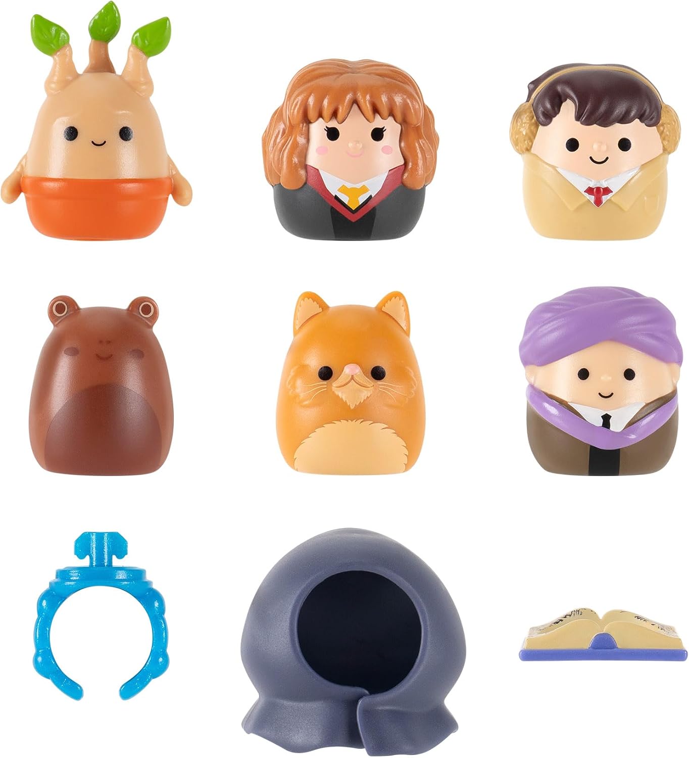 Squishalongs Harry Potter Clip-a-longs 6 Figure Pack Style 1