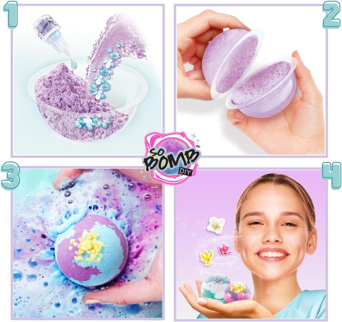 So Bomb DIY Aroma Bath Bomb Kit 6 Pack