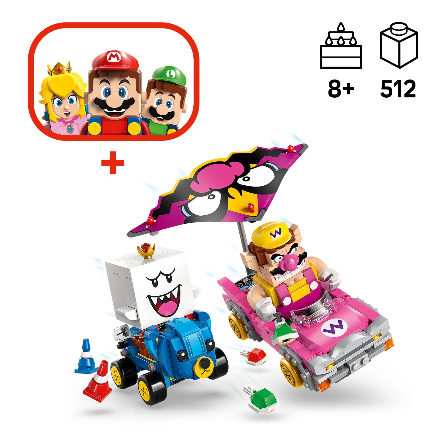Lego 72038 Mario Kart - Wario & King Boo